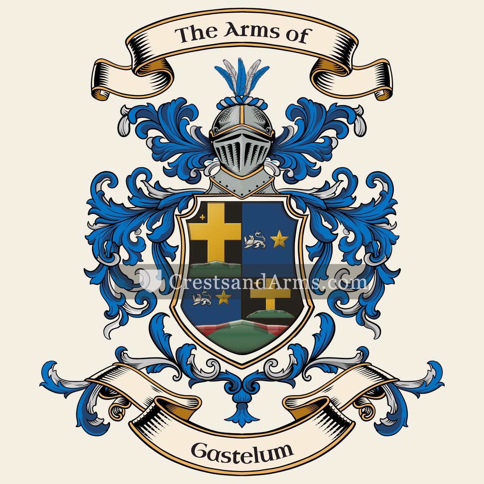 The Gastelum coat of arms