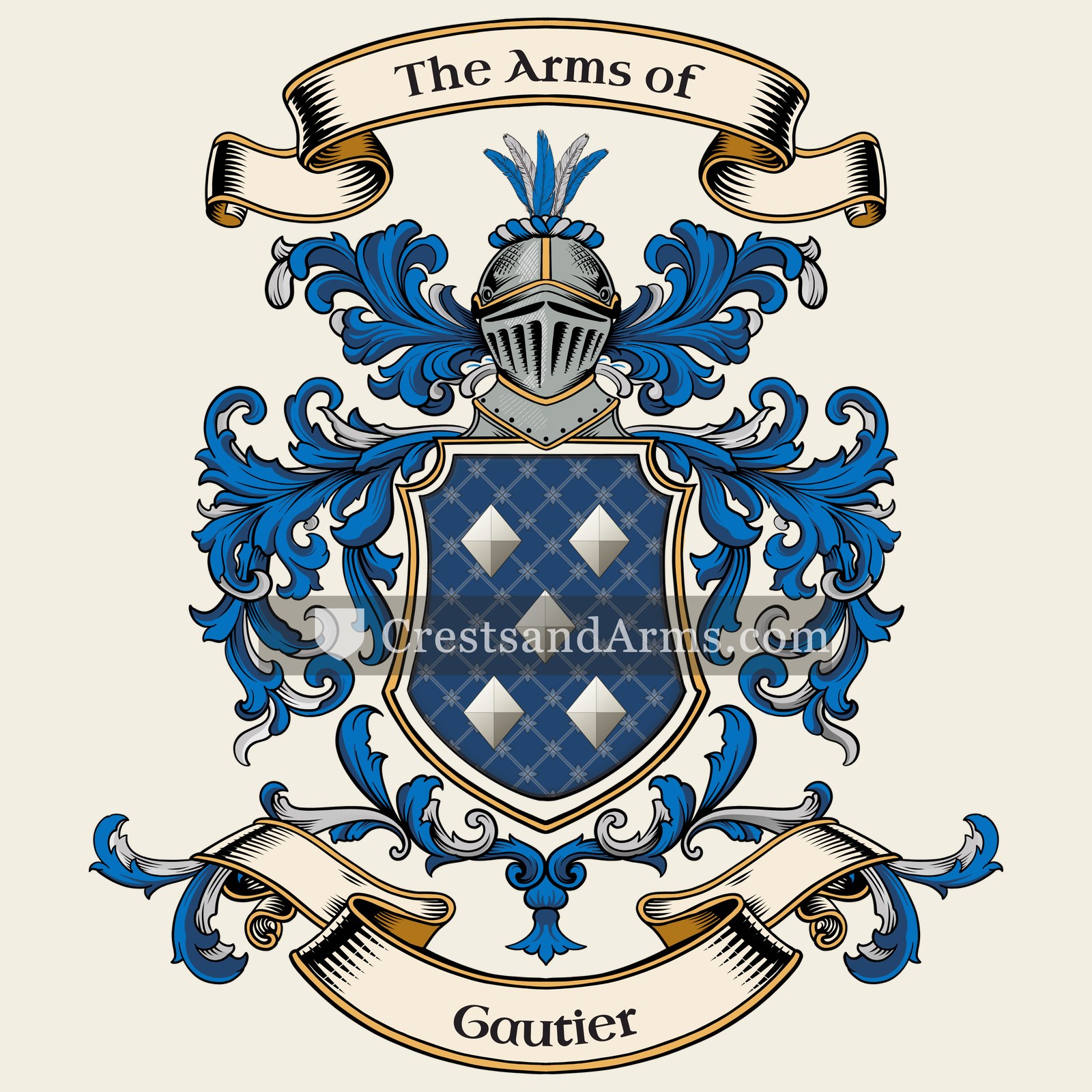 The Gautier coat of arms