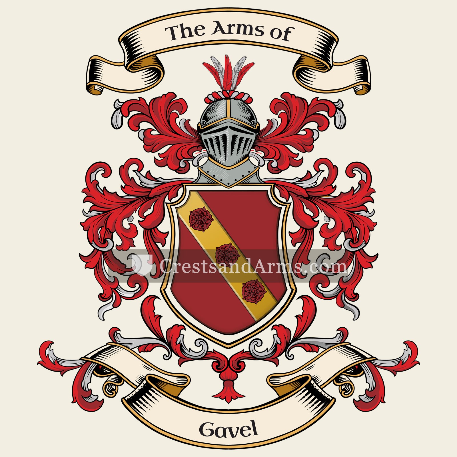 The Gavel coat of arms