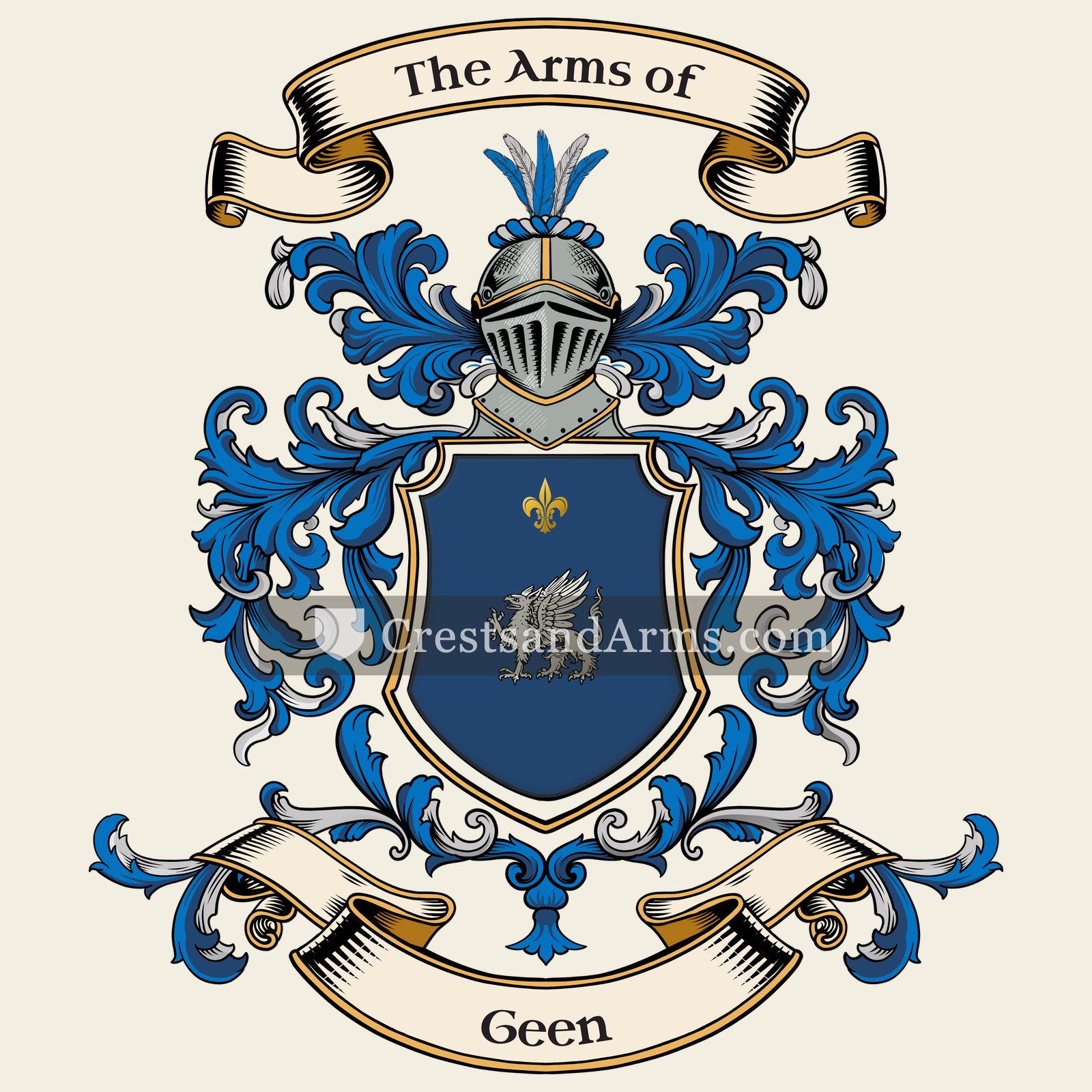 The Geen coat of arms