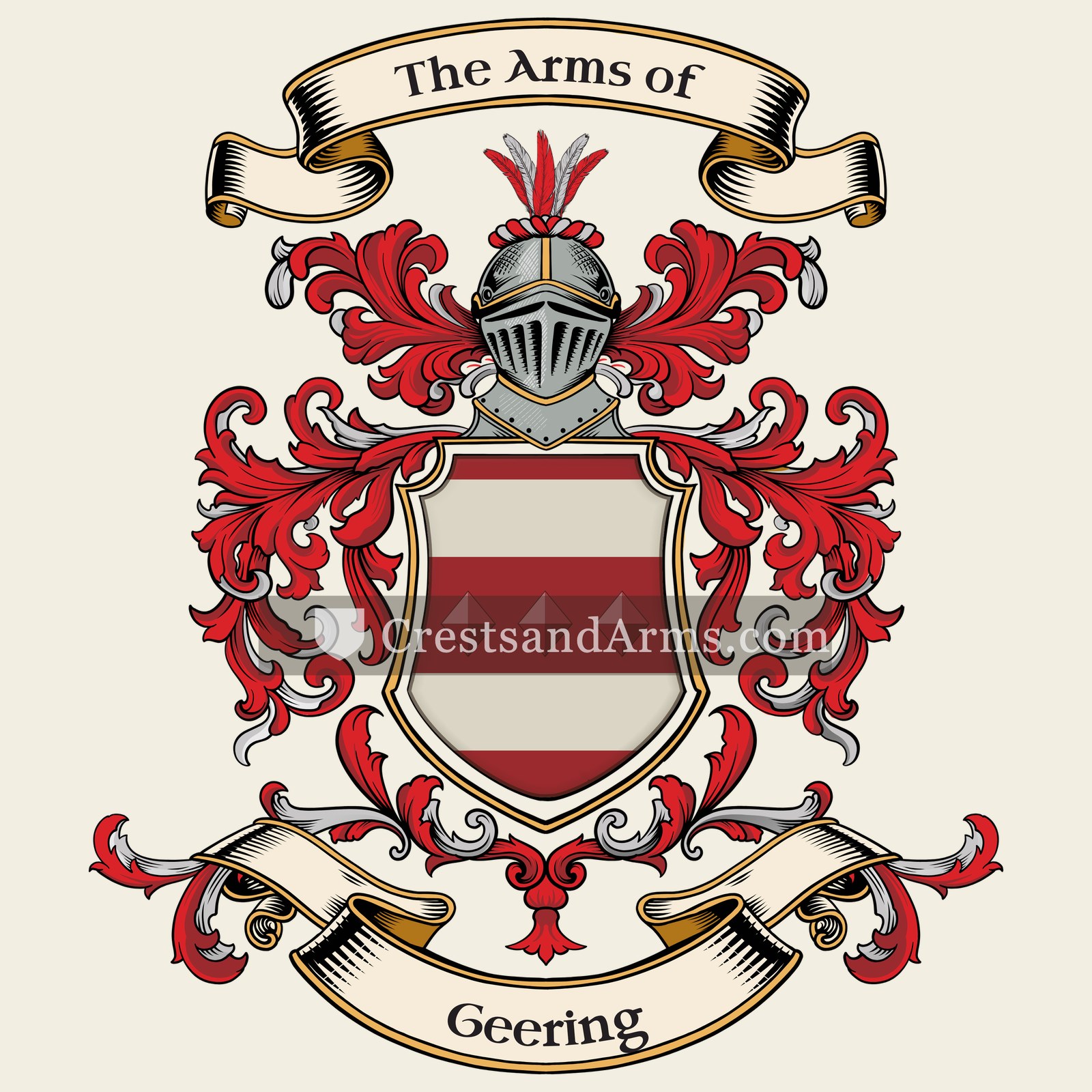 The Geering coat of arms