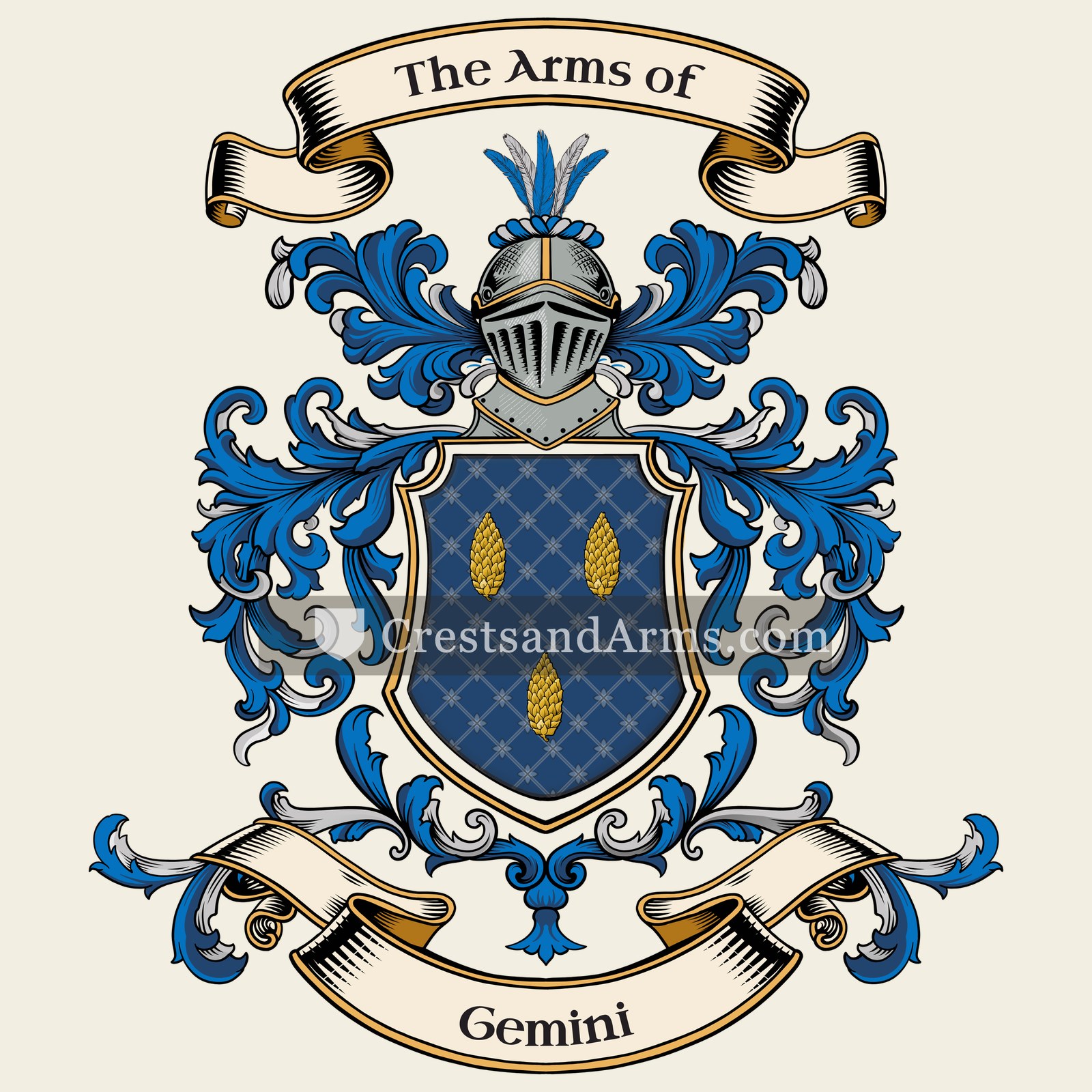 The Gemini coat of arms