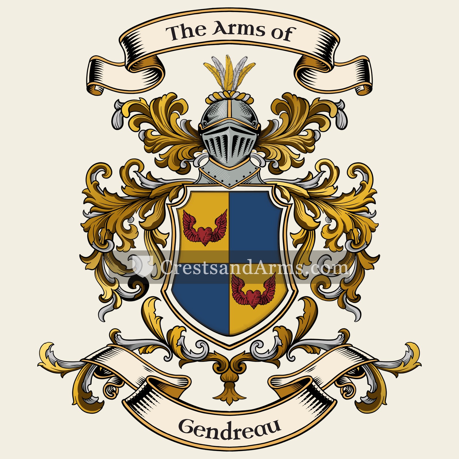 The Gendreau coat of arms