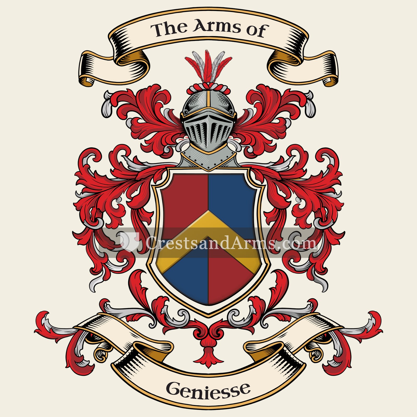 The Geniesse coat of arms
