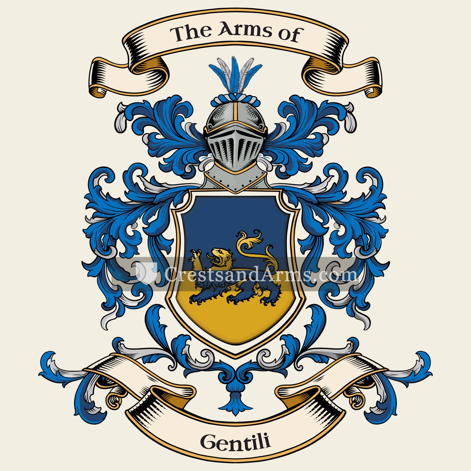 The Gentili coat of arms
