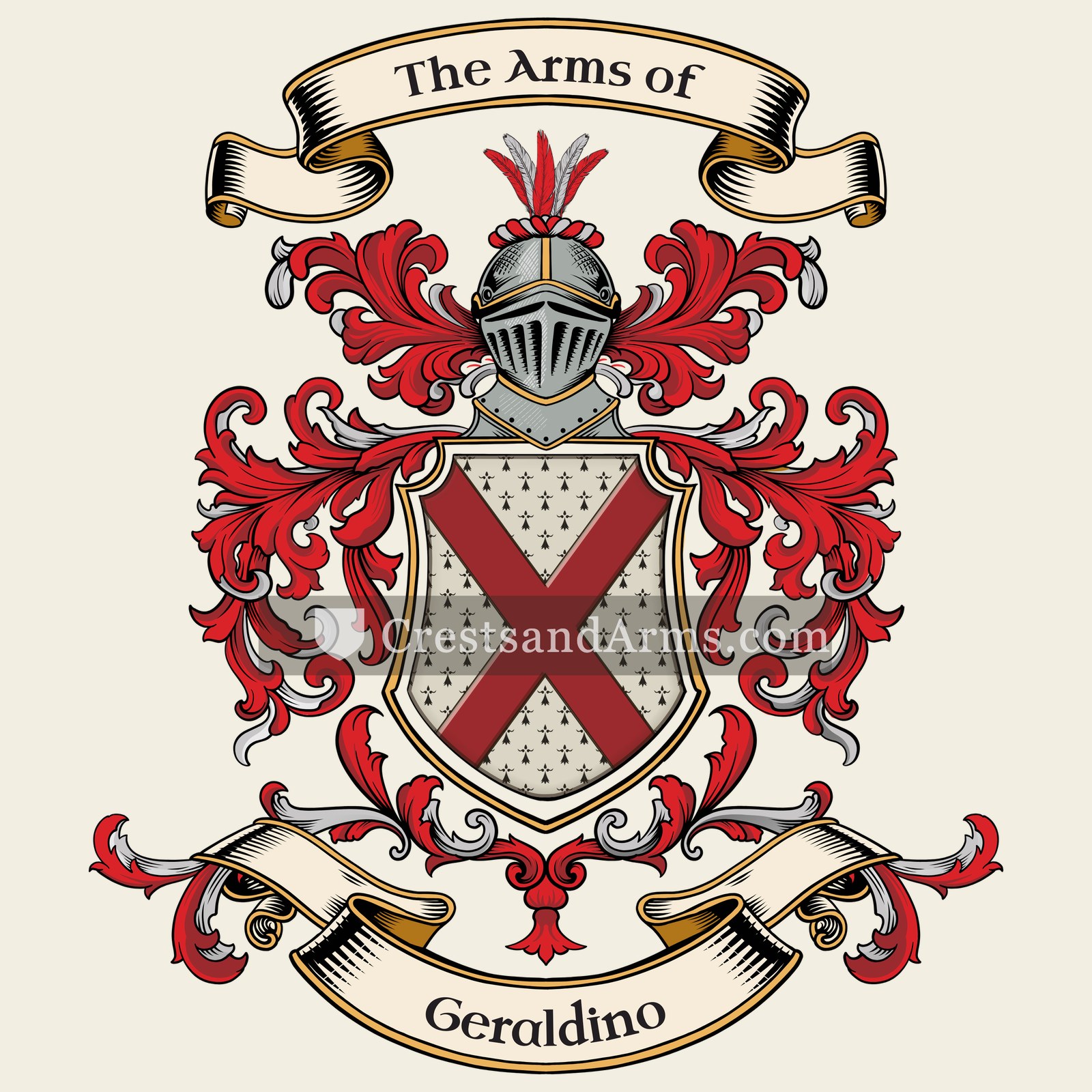 The Geraldino coat of arms