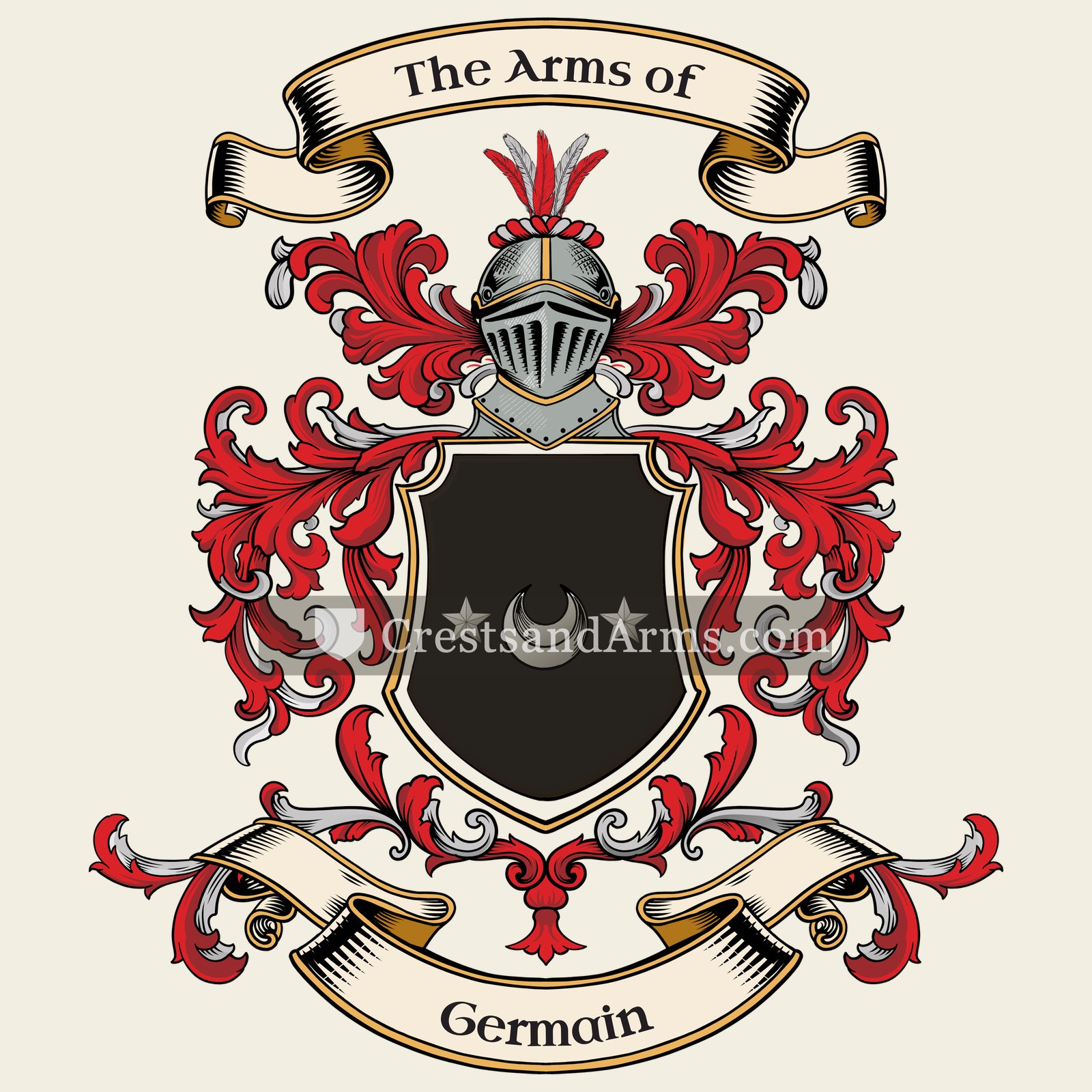 The Germain coat of arms