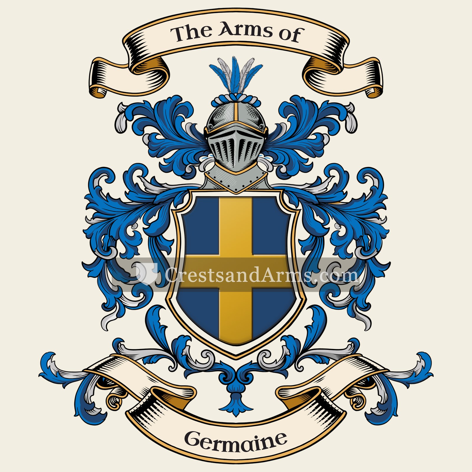 The Germaine coat of arms