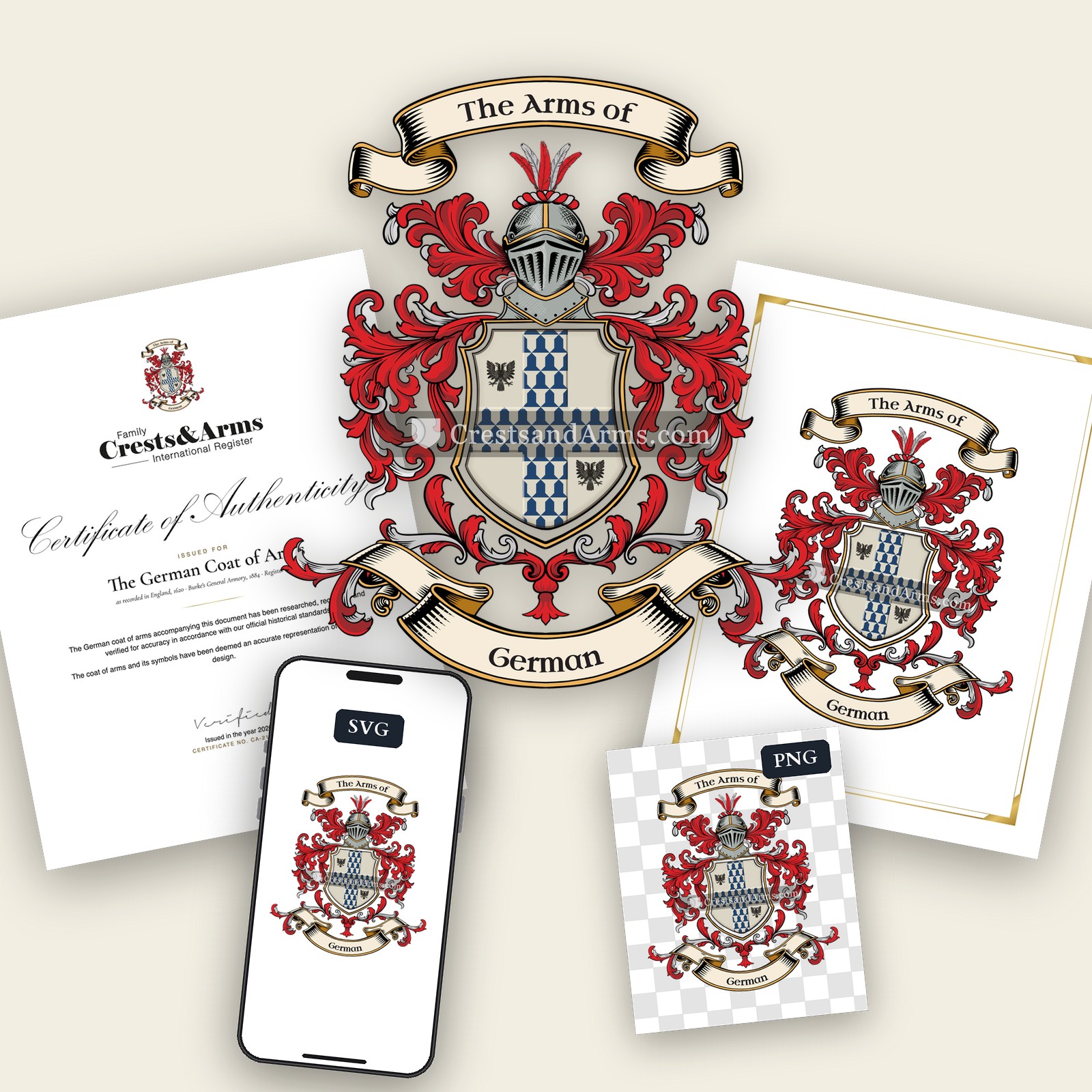 The German arms on the coat of arms — digital pack