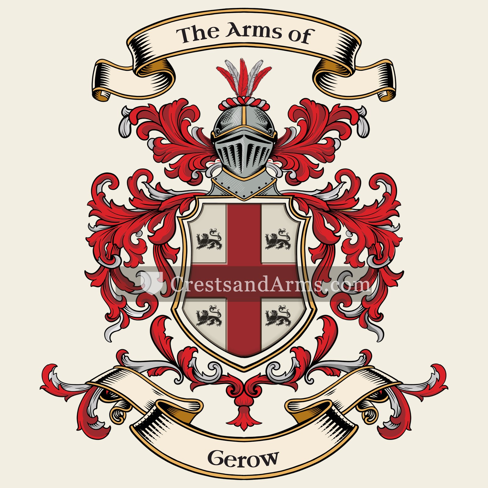 The Gerow coat of arms