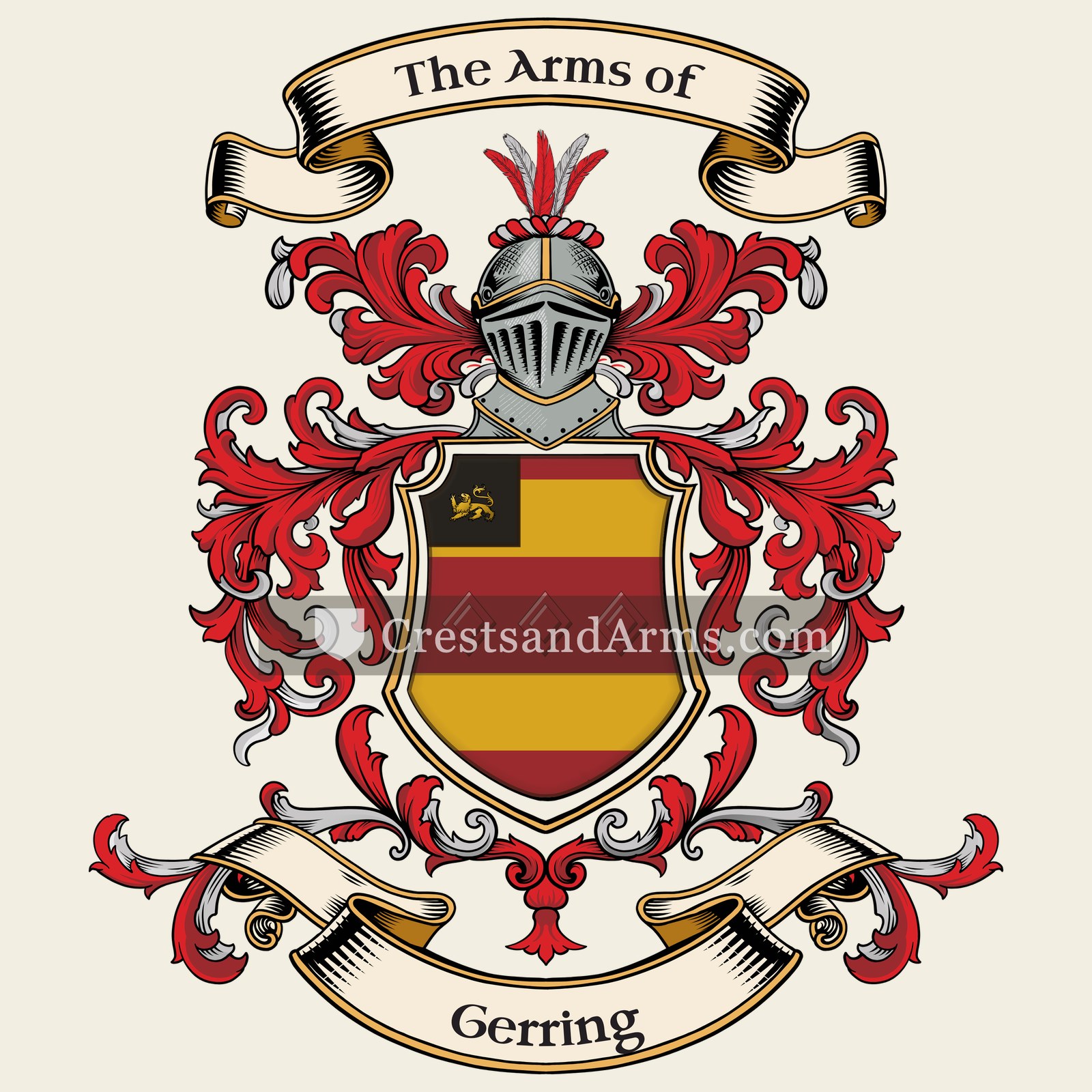 The Gerring coat of arms