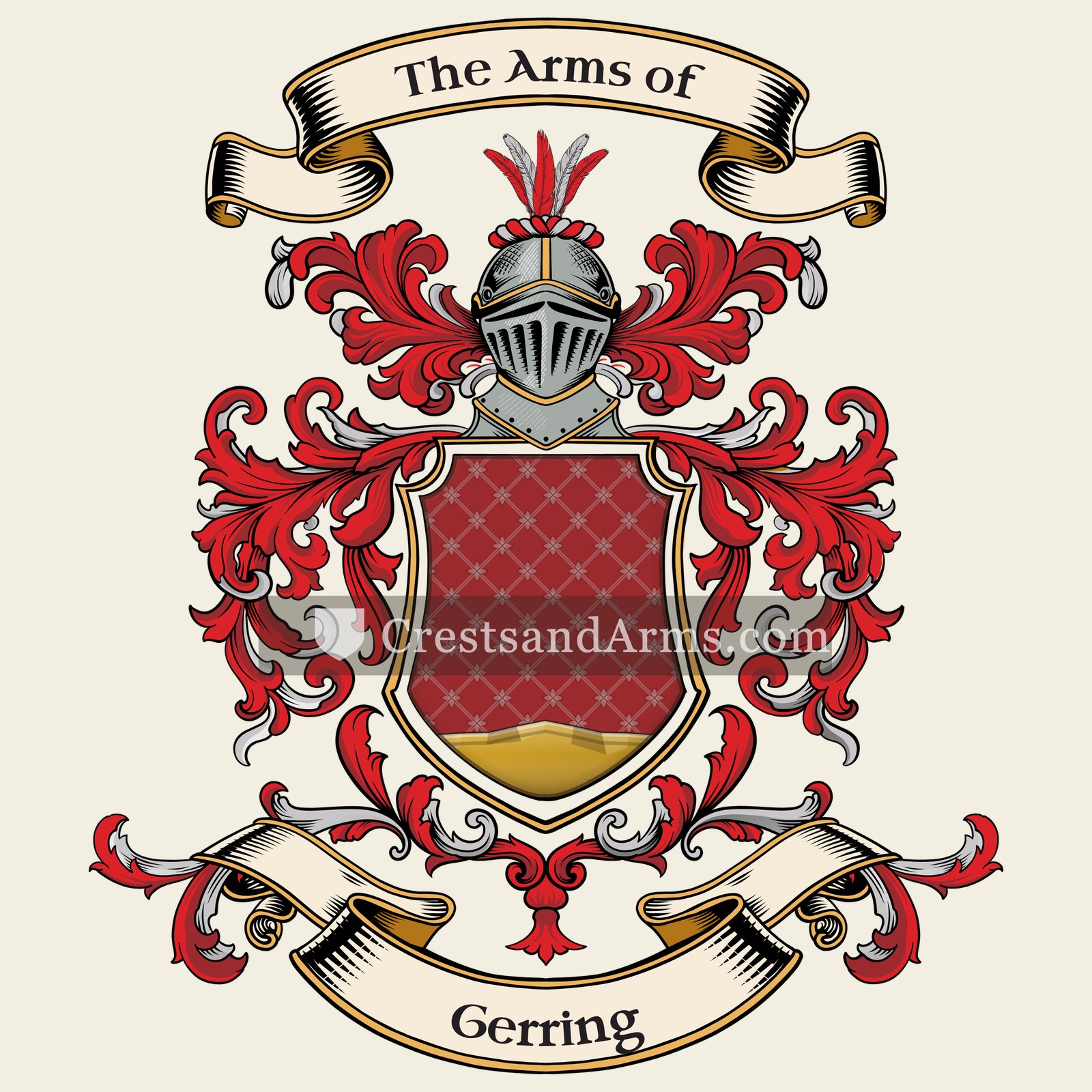 The Gerring coat of arms
