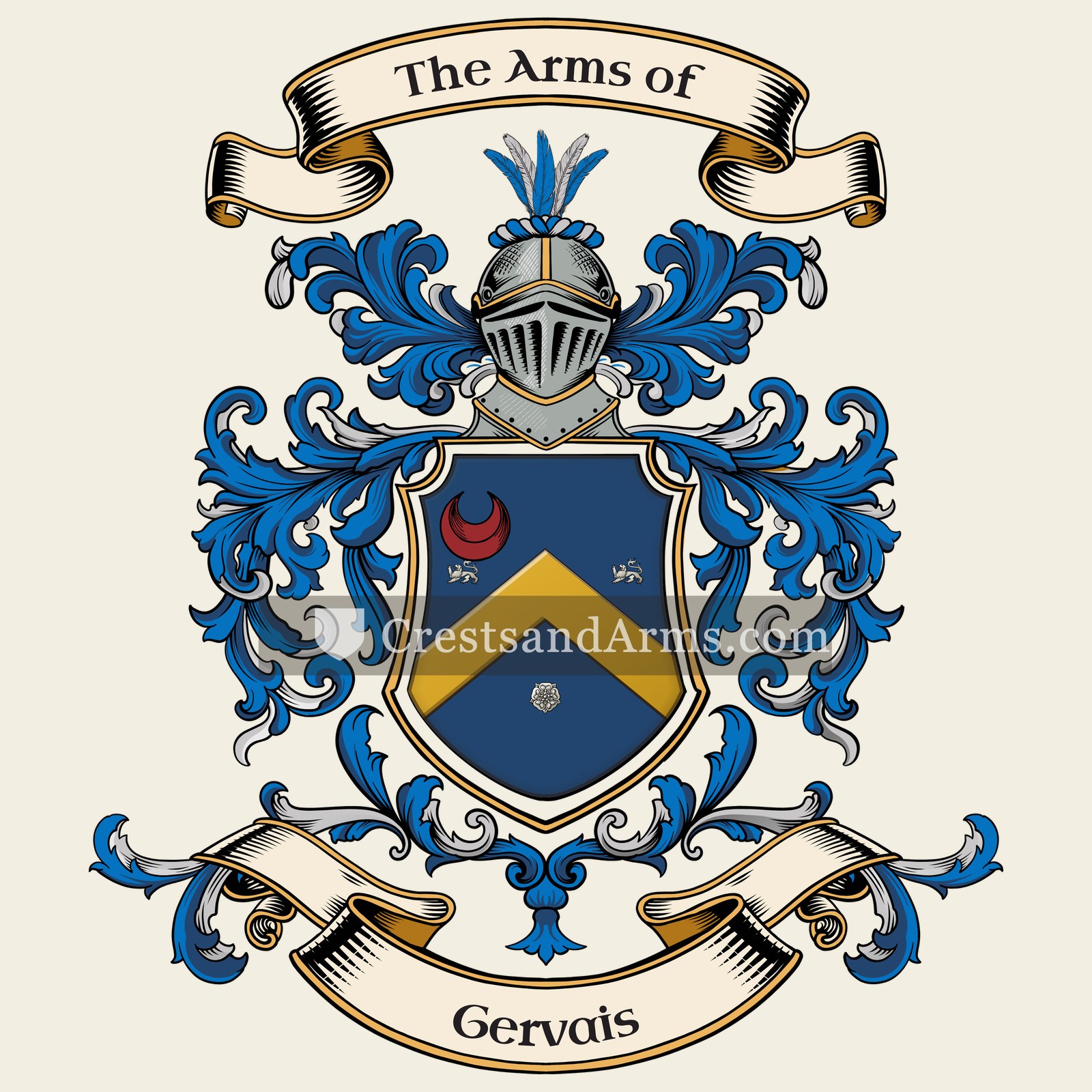 The Gervais coat of arms