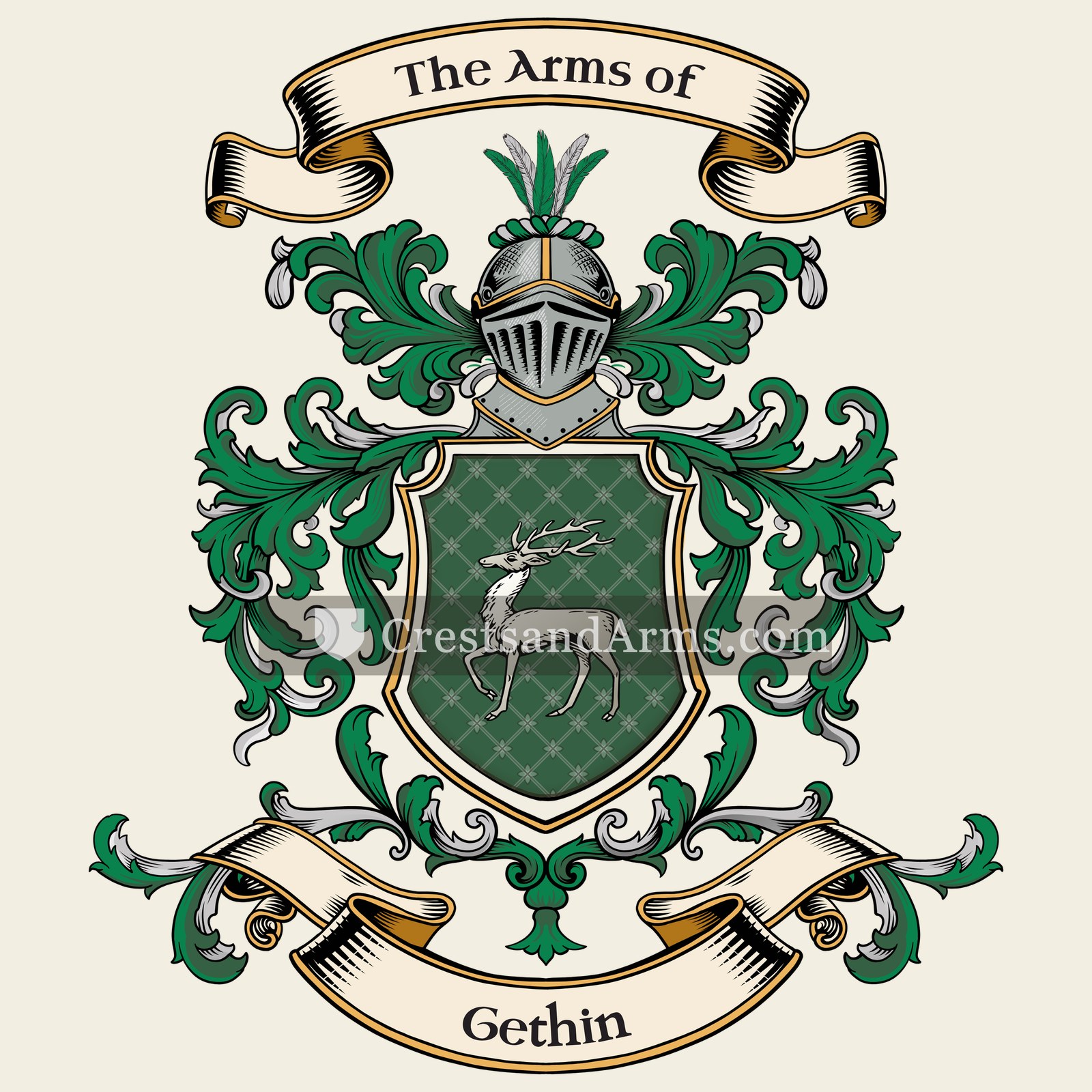 The Gethin coat of arms