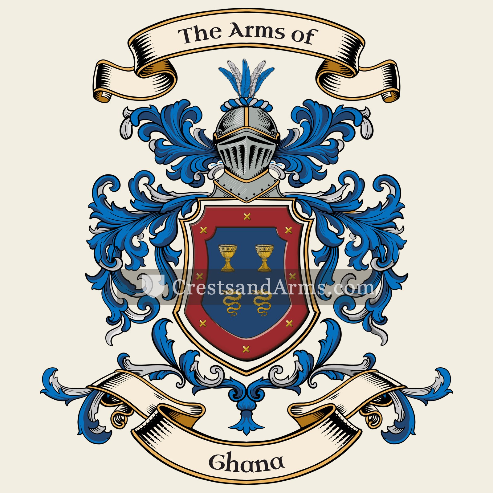 The Ghana coat of arms