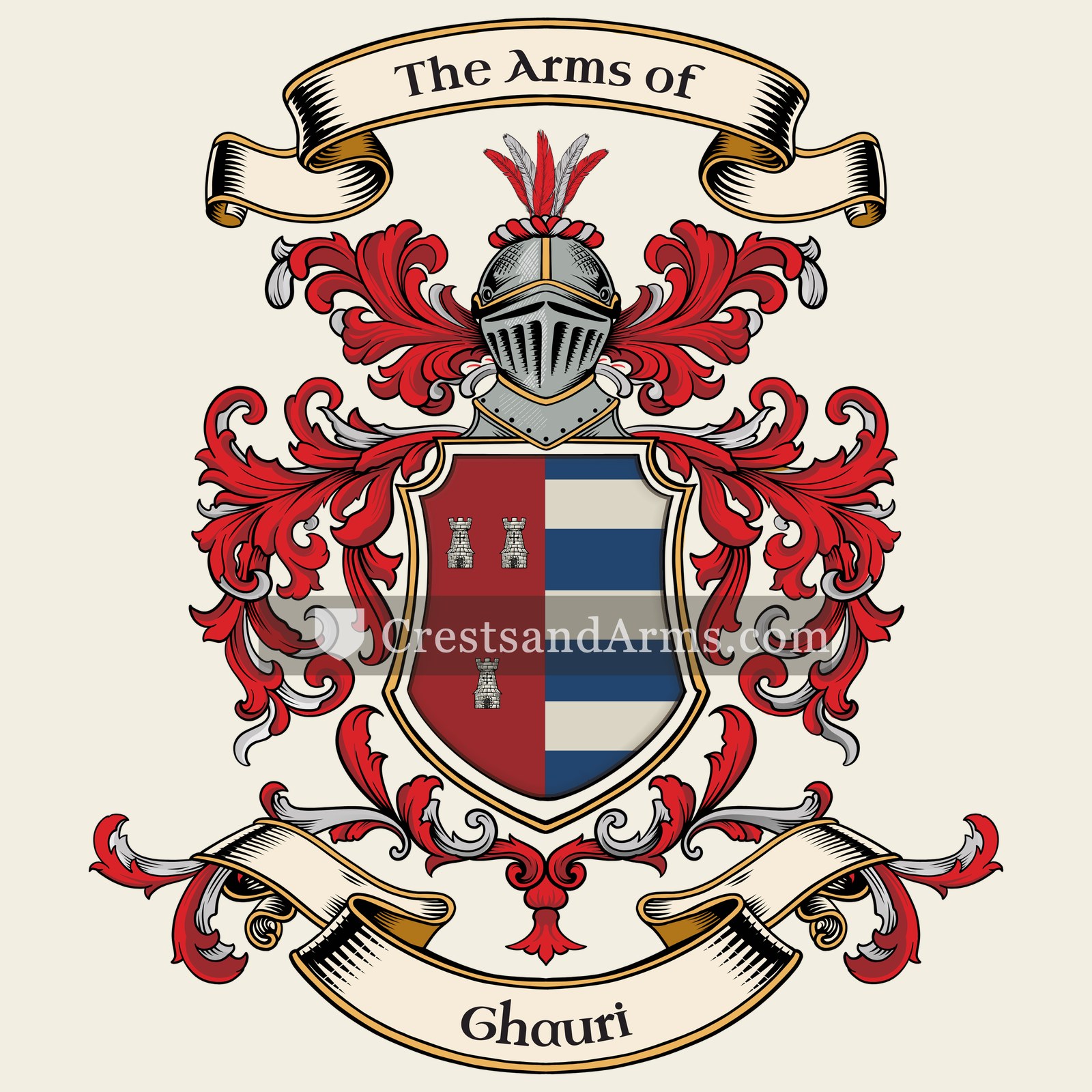The Ghauri coat of arms