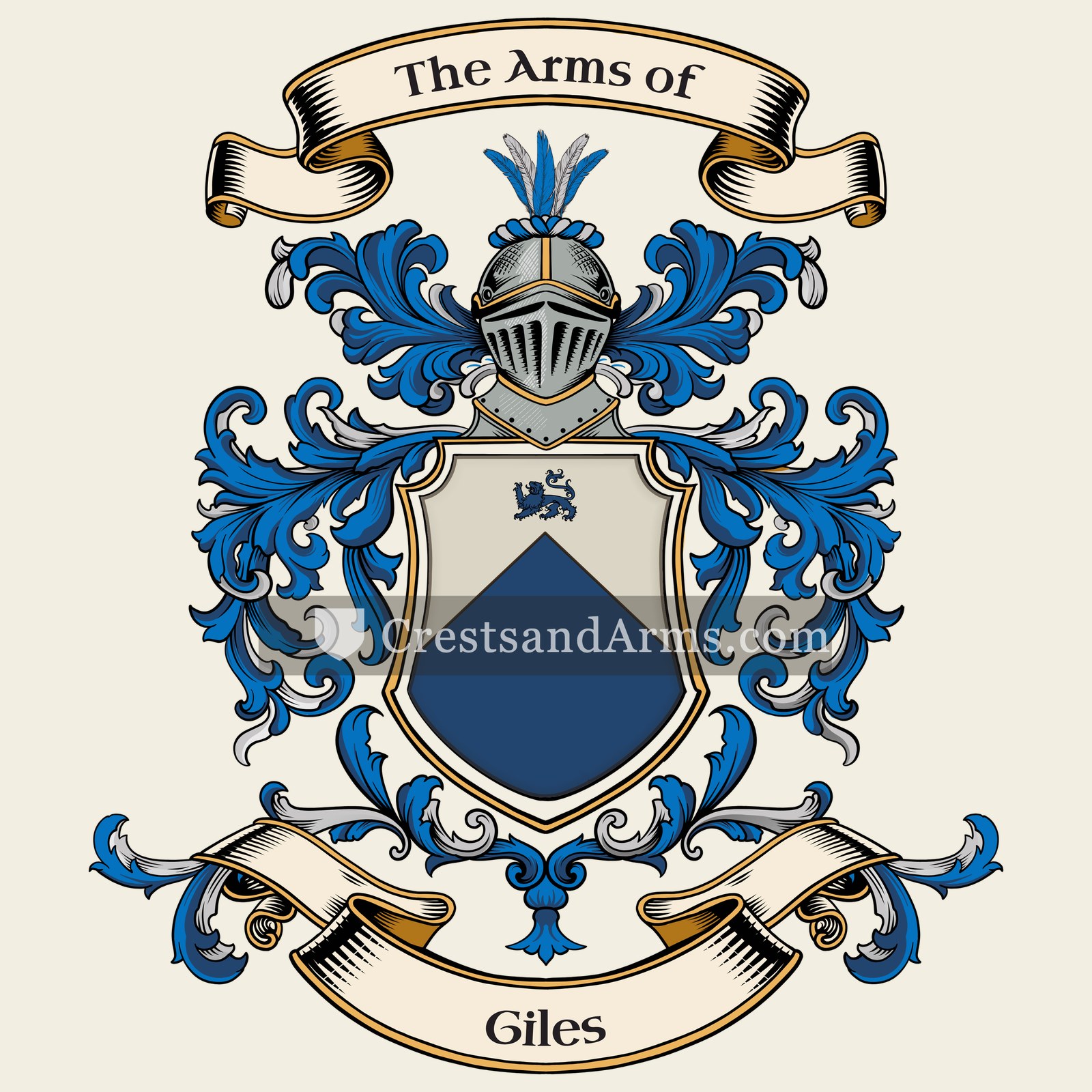 The Giles coat of arms