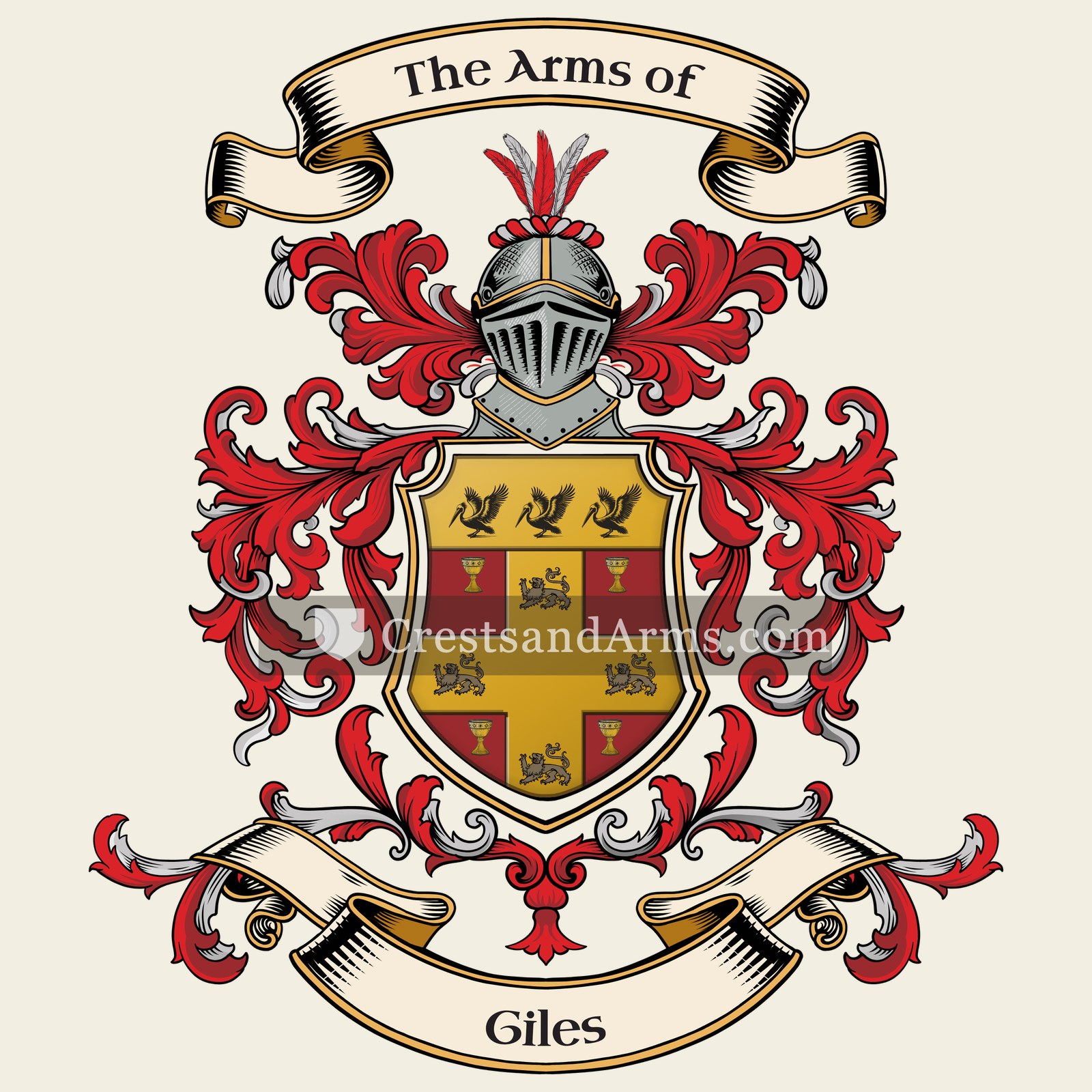 The Giles coat of arms