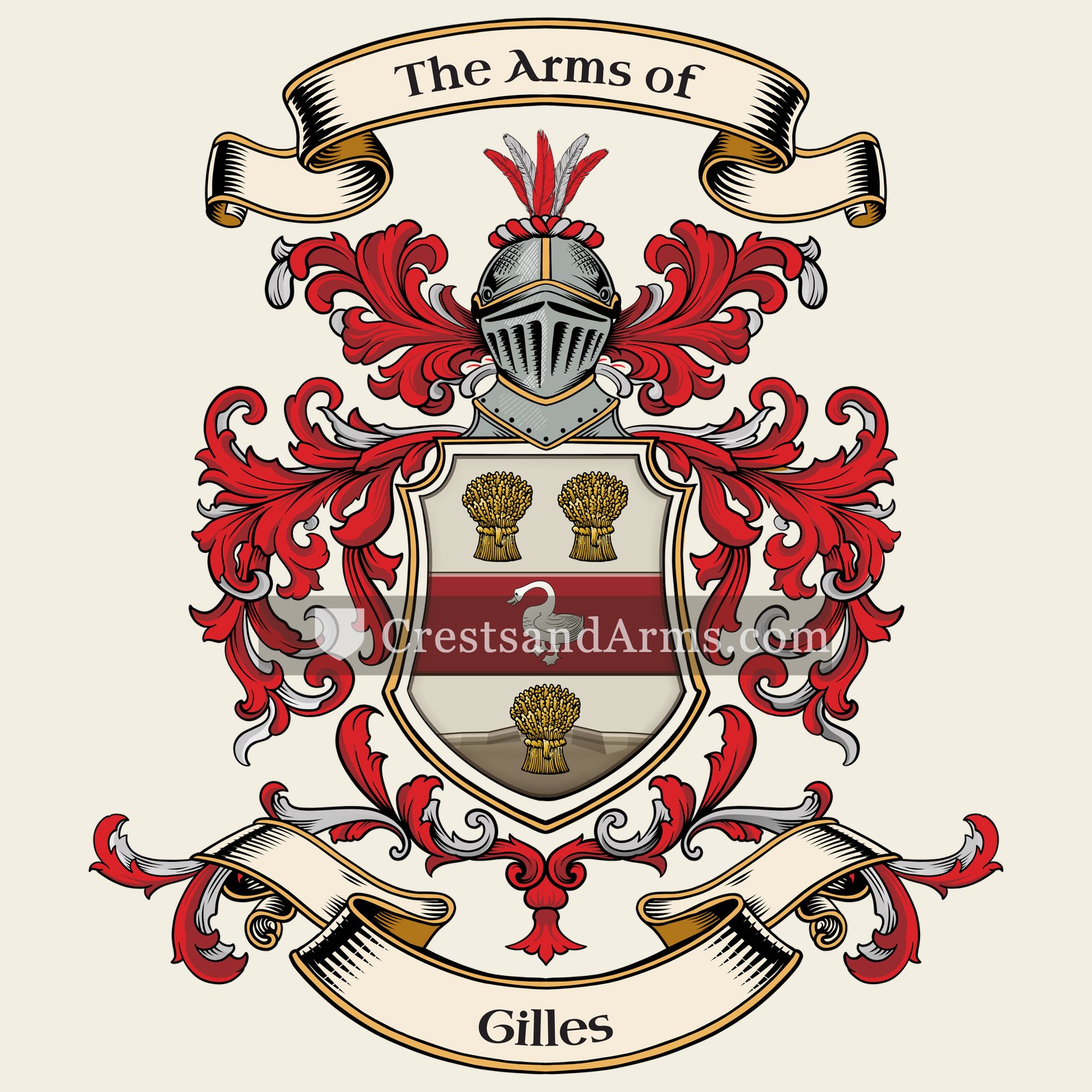 The Gilles coat of arms