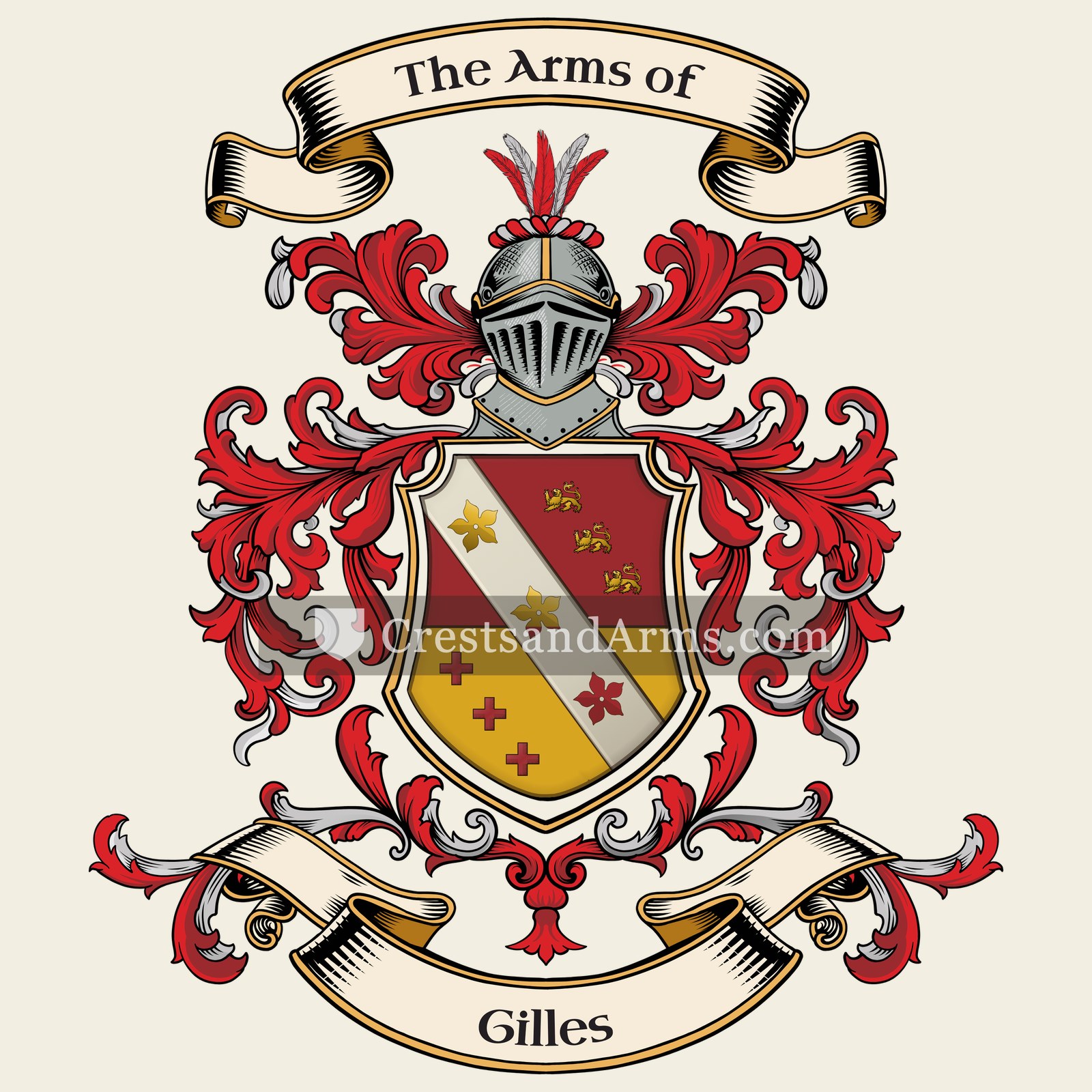 The Gilles coat of arms