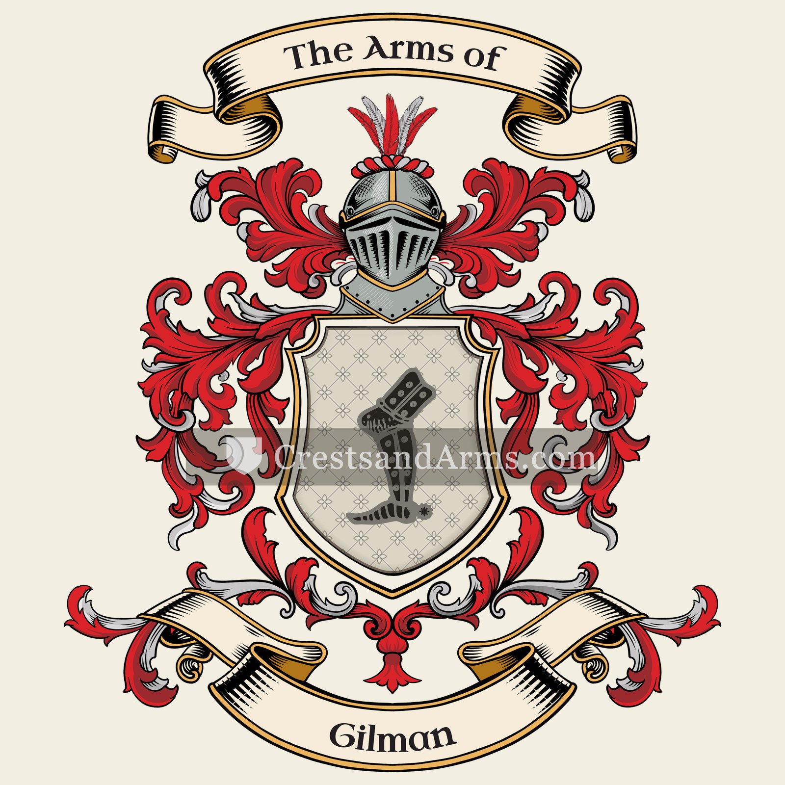 The Gilman coat of arms