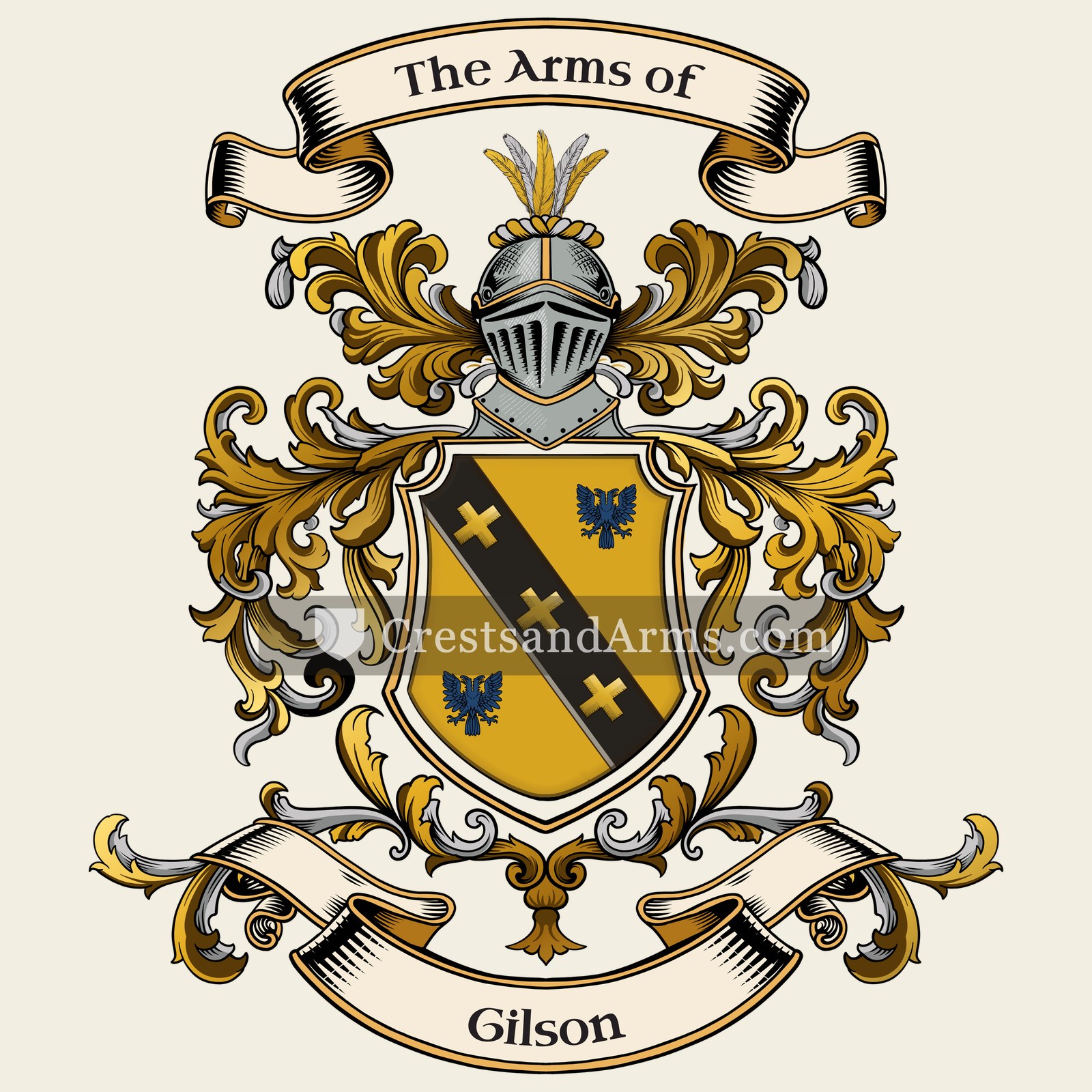 The Gilson coat of arms