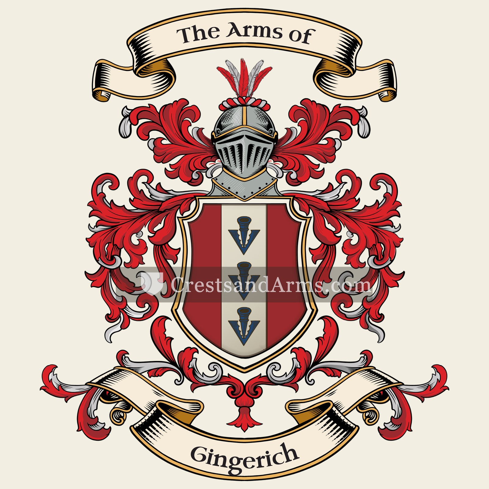 The Gingerich coat of arms