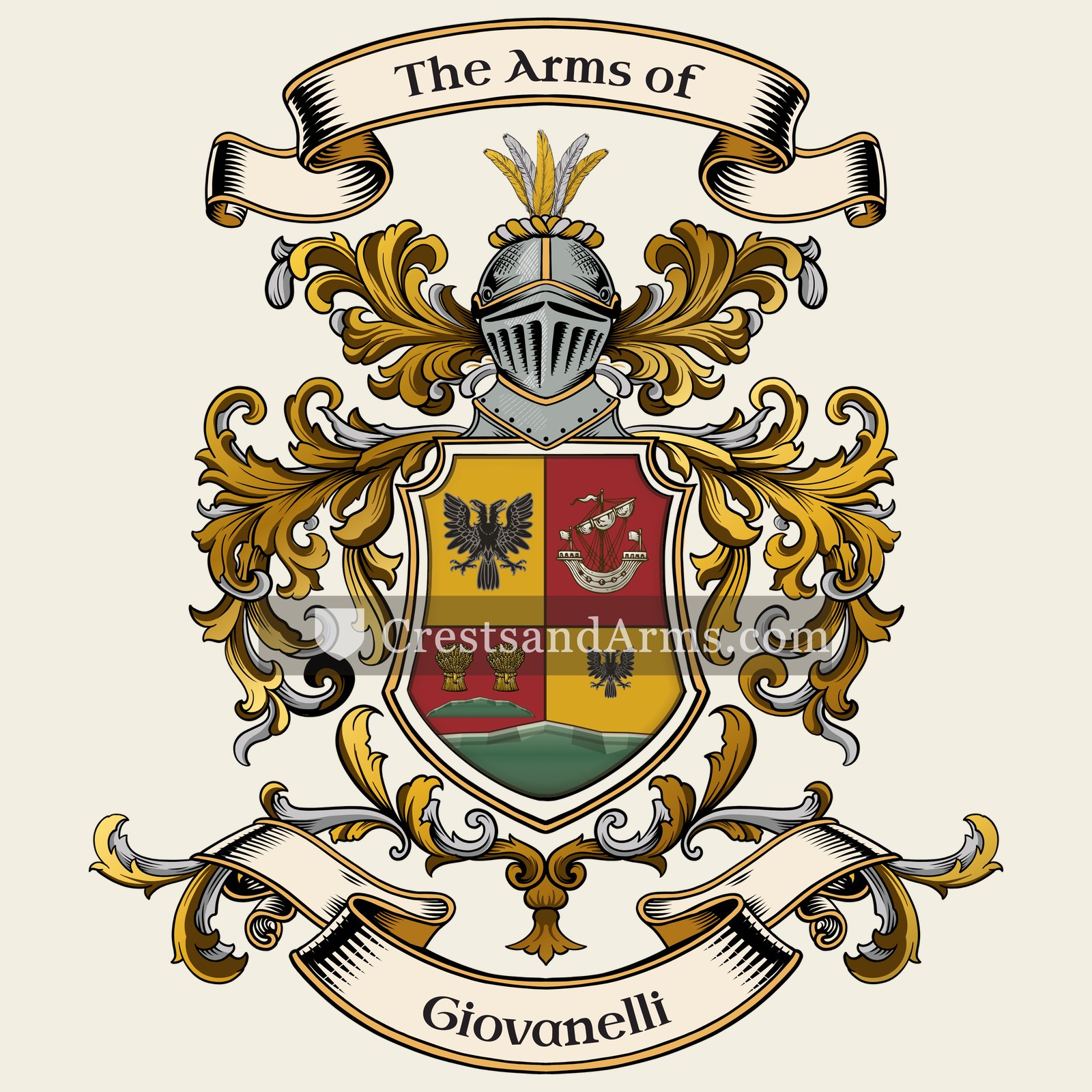 The Giovanelli coat of arms