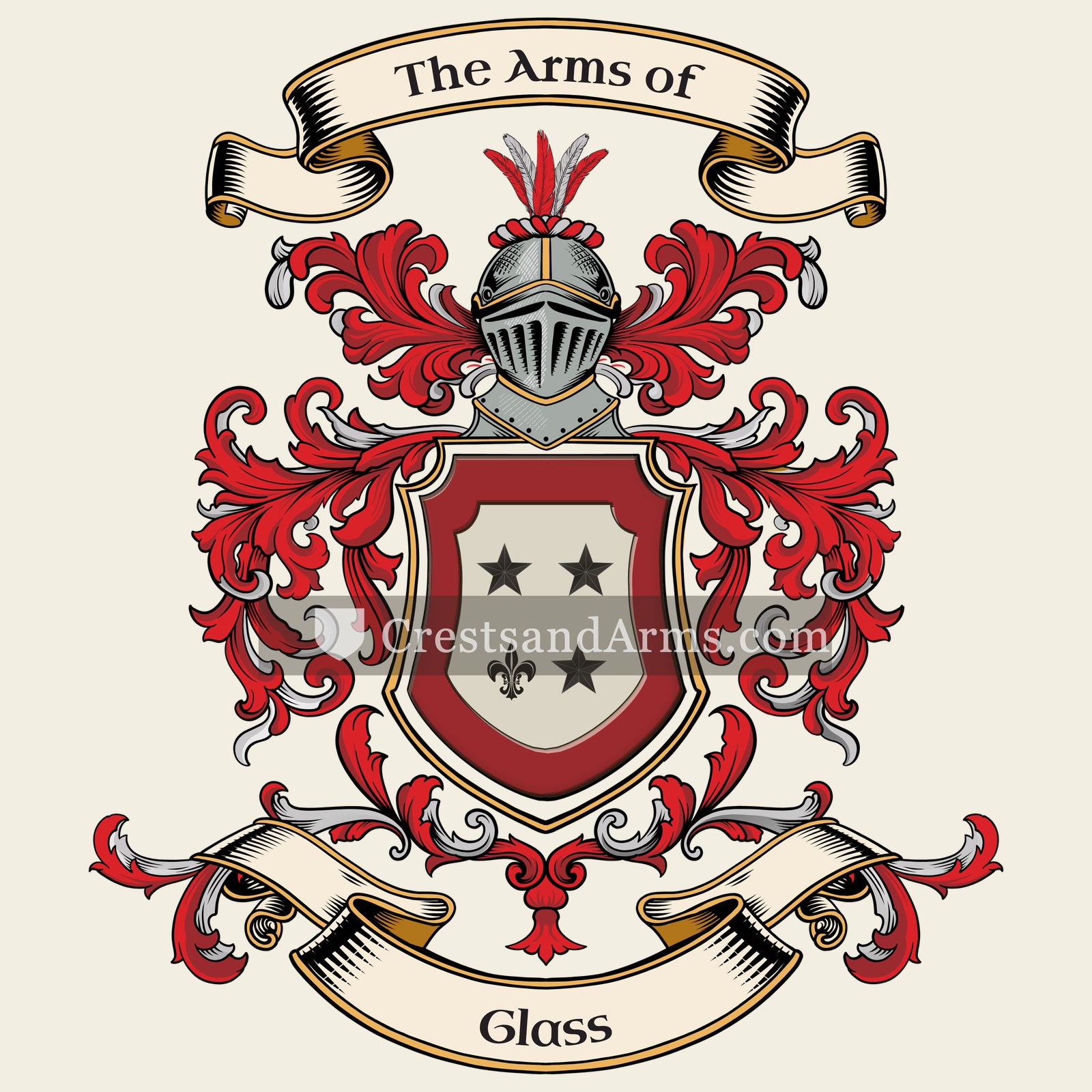 The Glass coat of arms