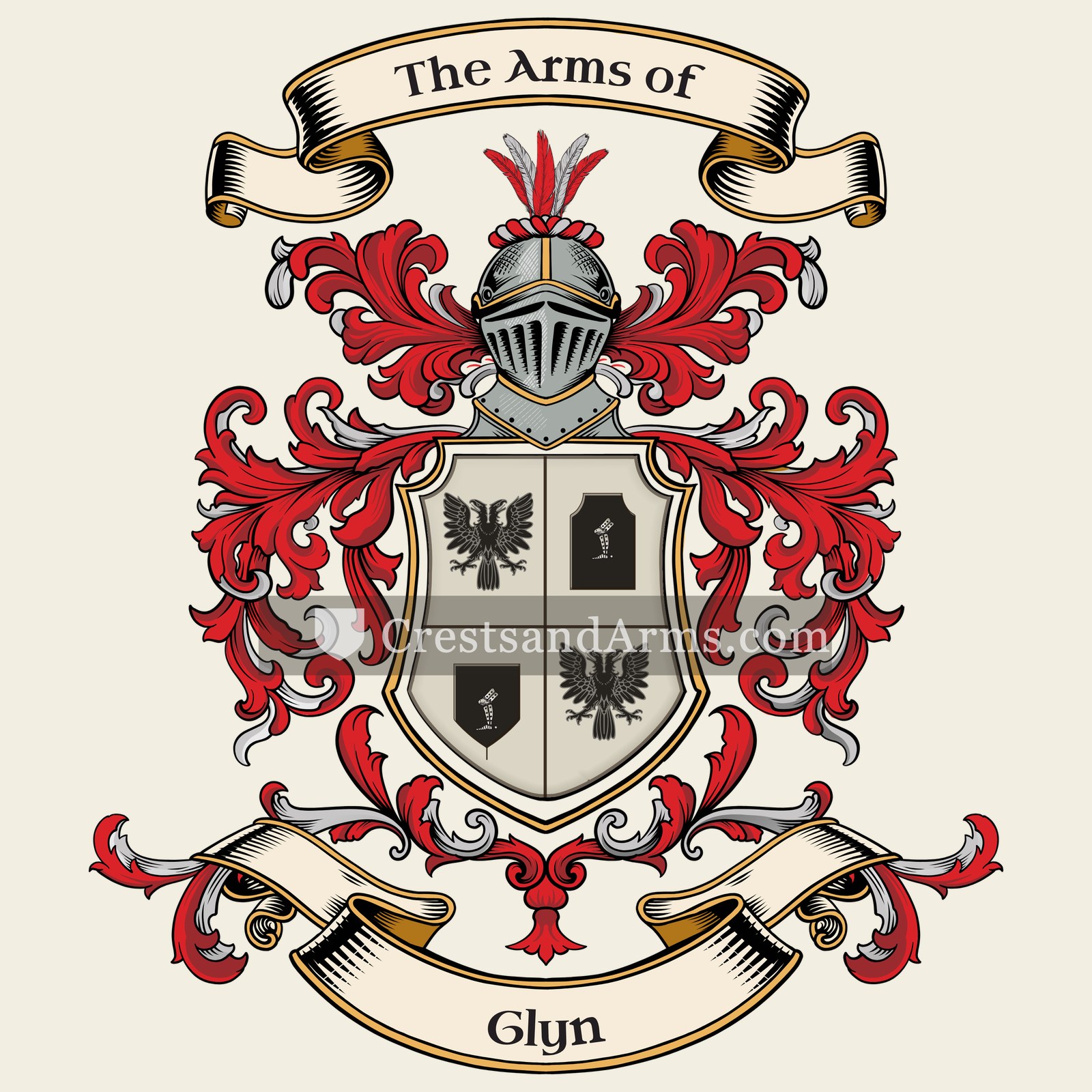 The Glyn coat of arms