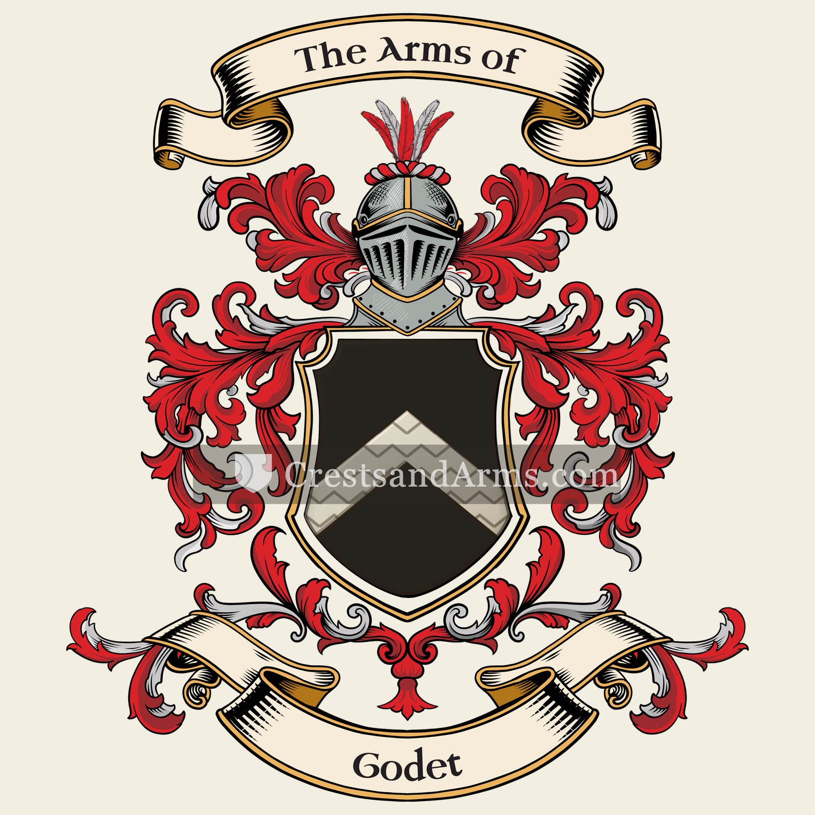 The Godet coat of arms