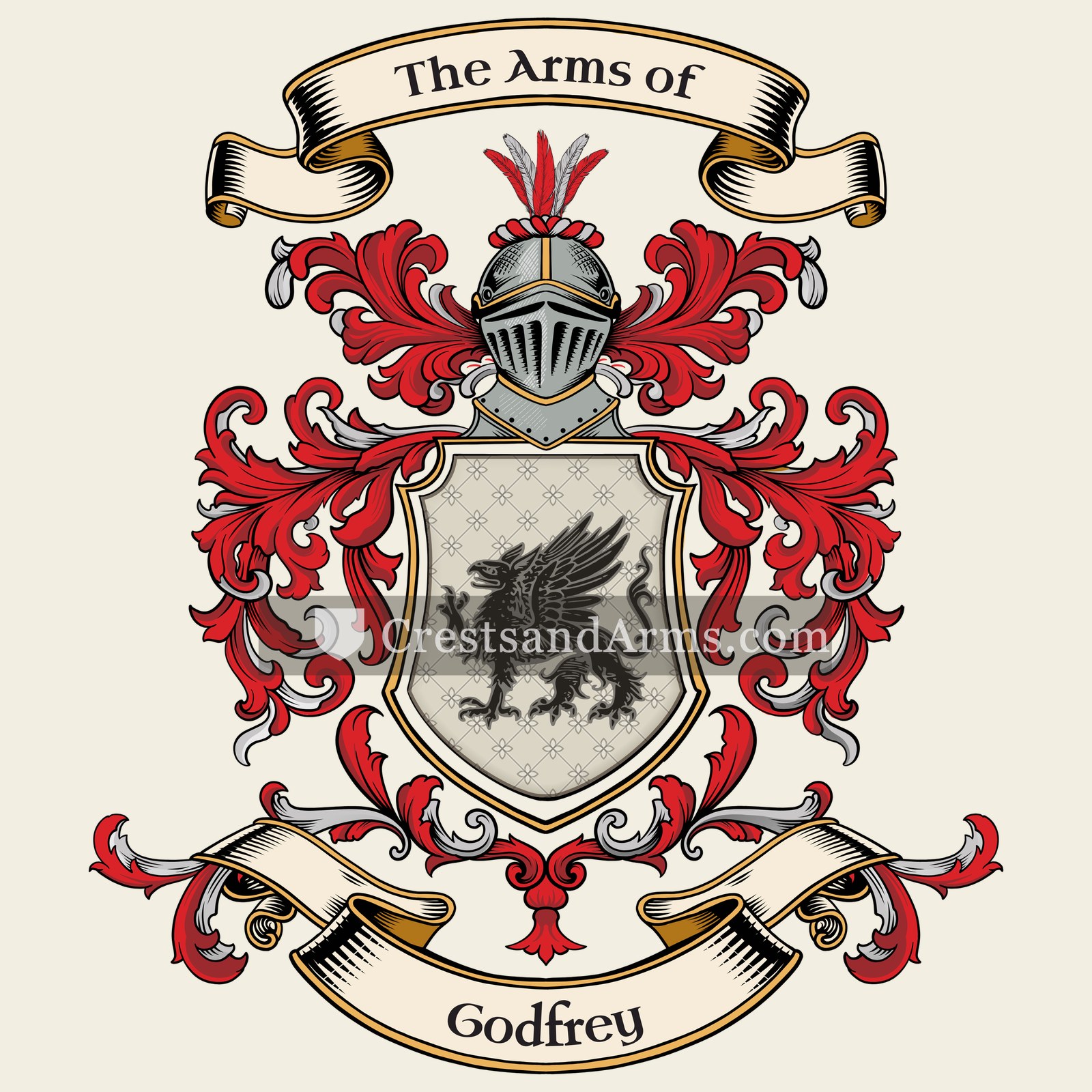 The Godfrey coat of arms