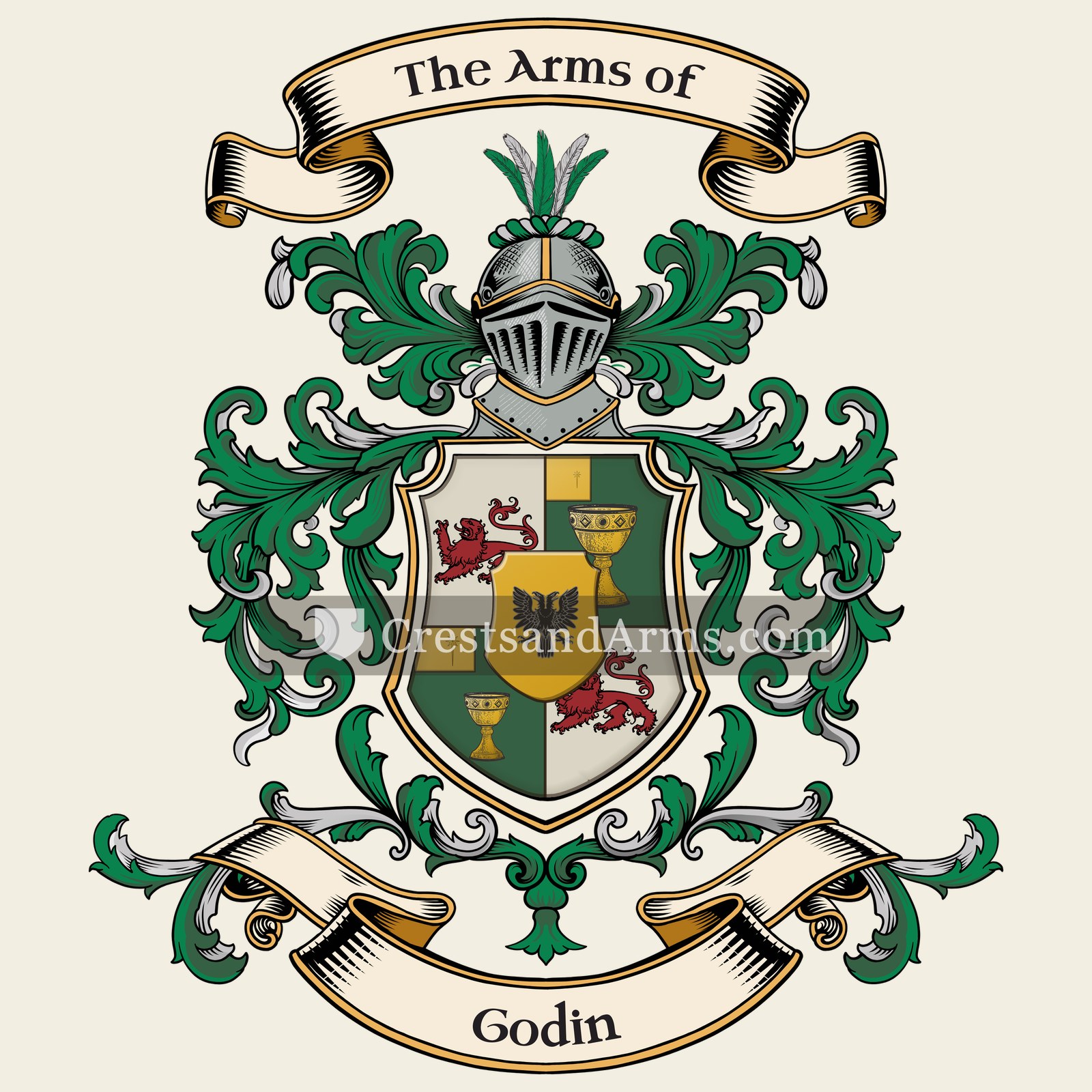 The Godin coat of arms