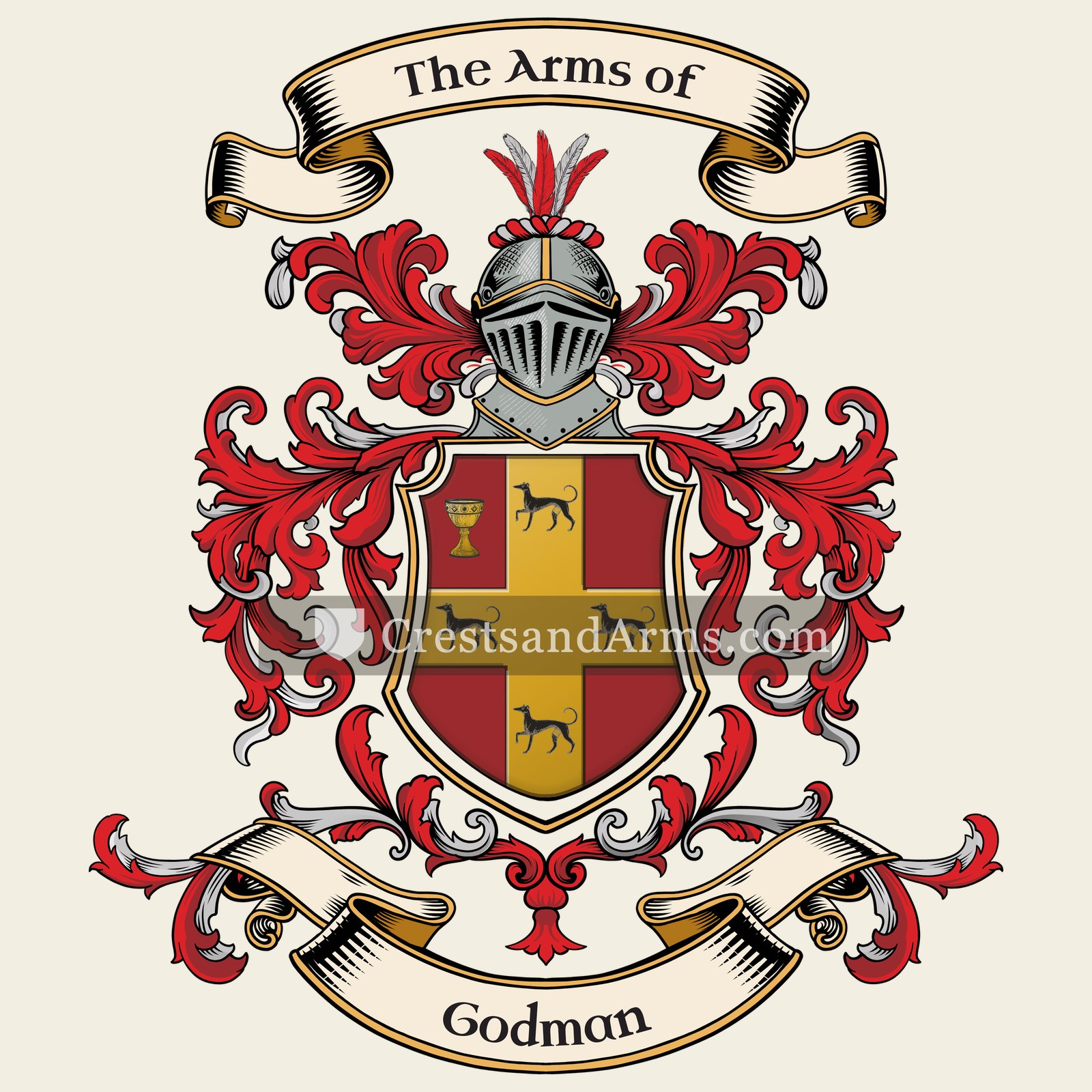 The Godman coat of arms