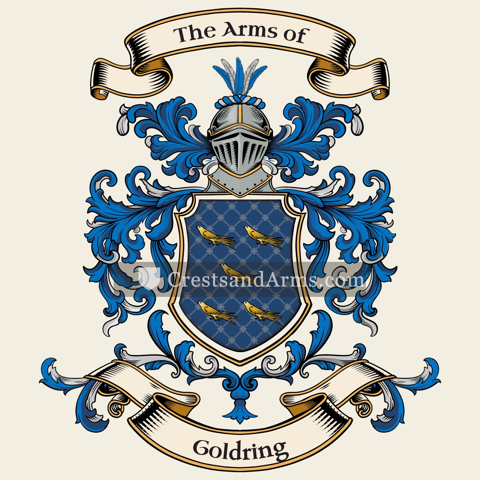 The Goldring coat of arms