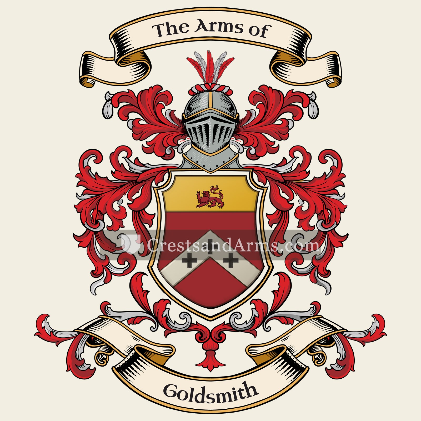 The Goldsmith coat of arms