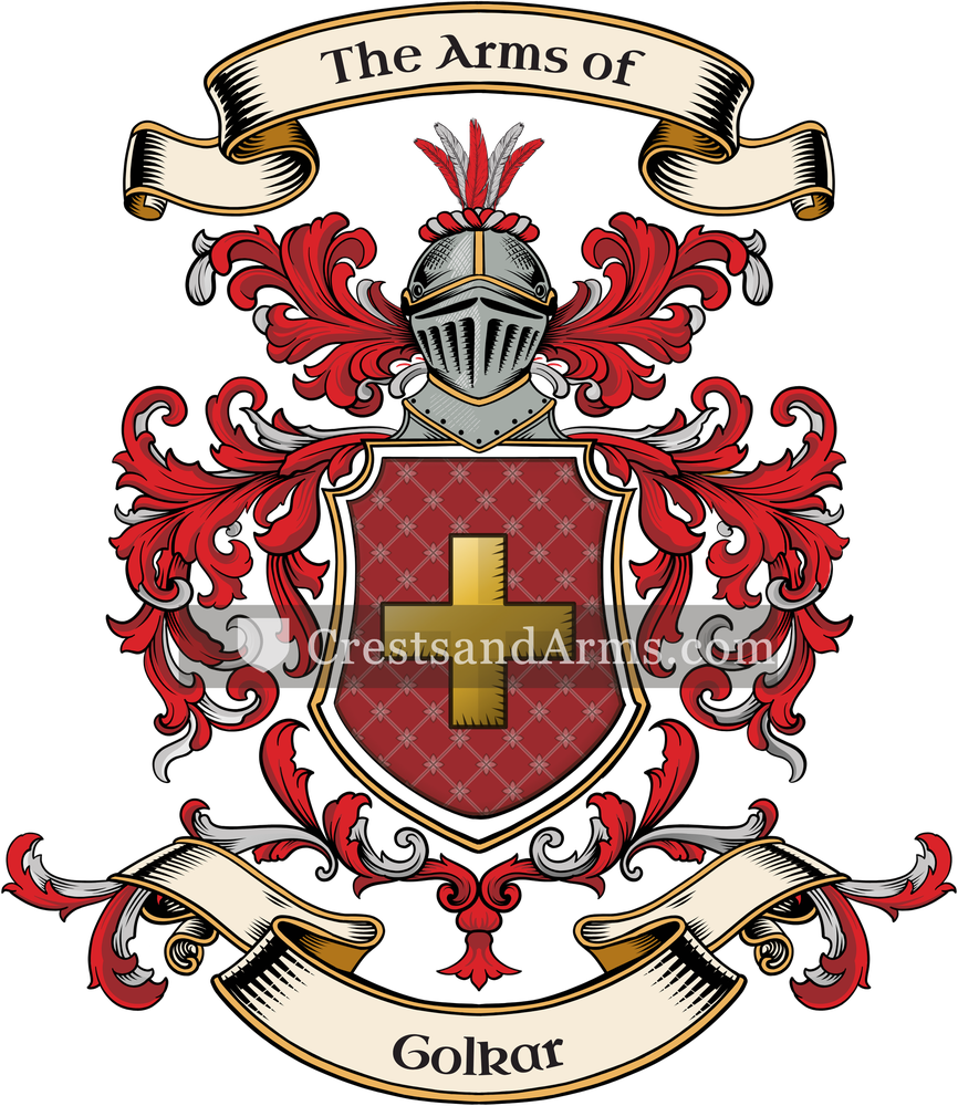 The Golkar coat of arms, drawn from the recorded blazon