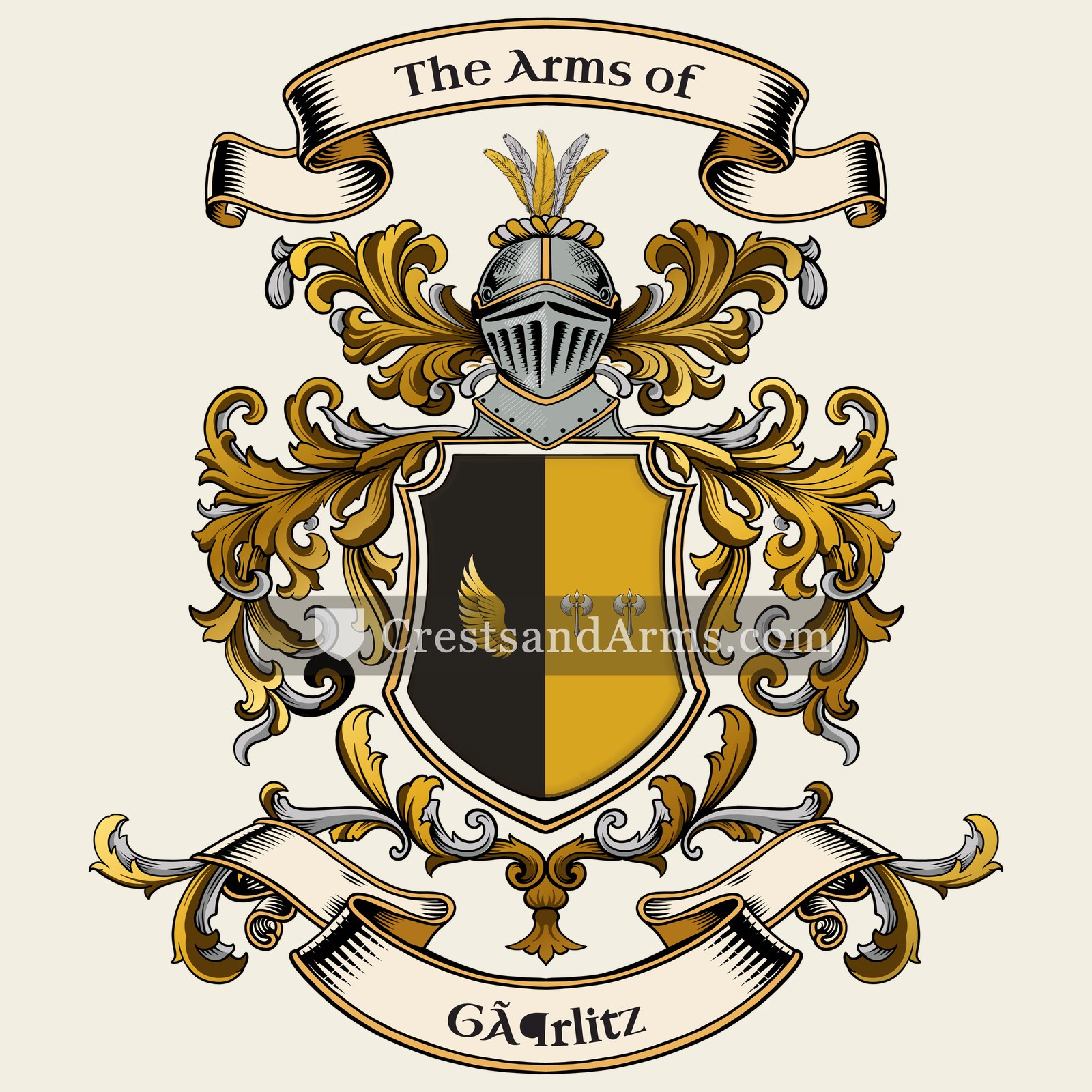The Görlitz coat of arms, drawn from the recorded blazon