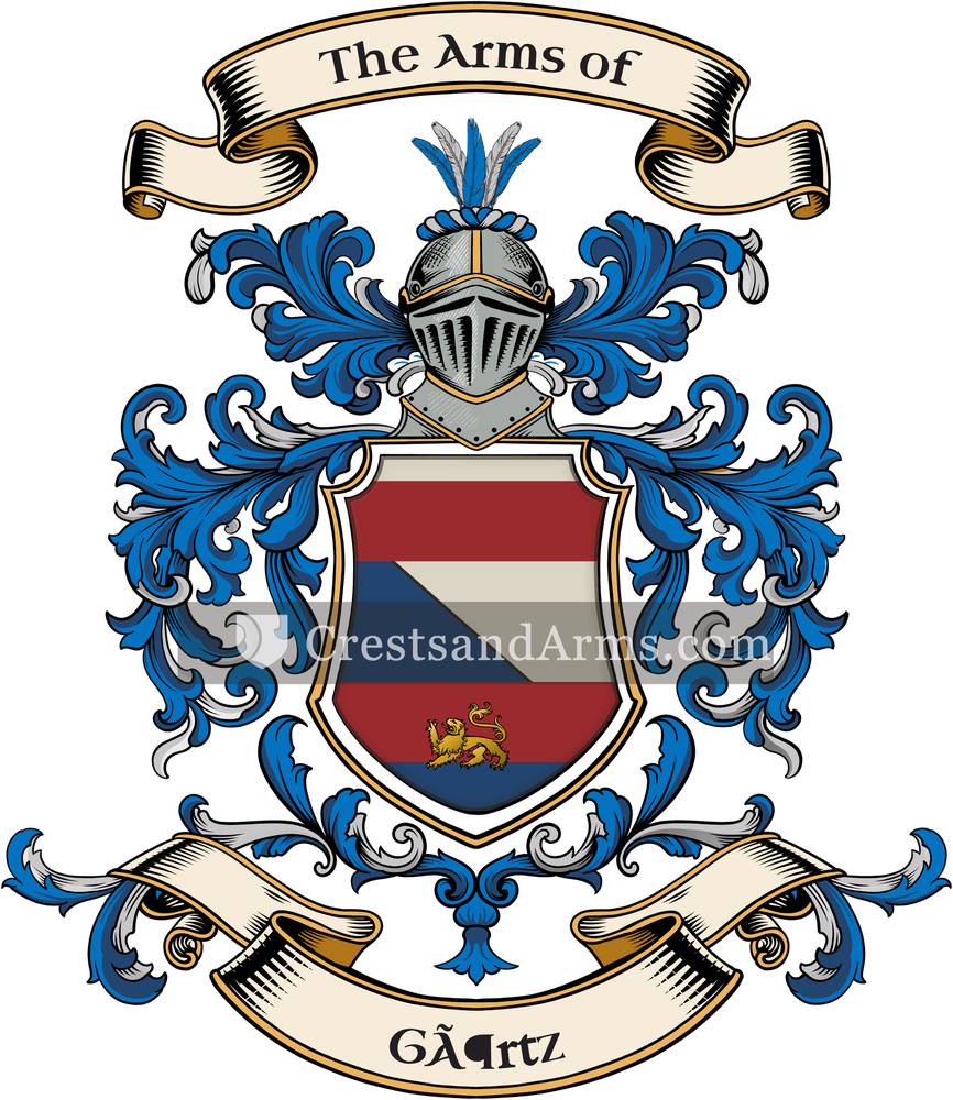 The Görtz coat of arms, drawn from the recorded blazon