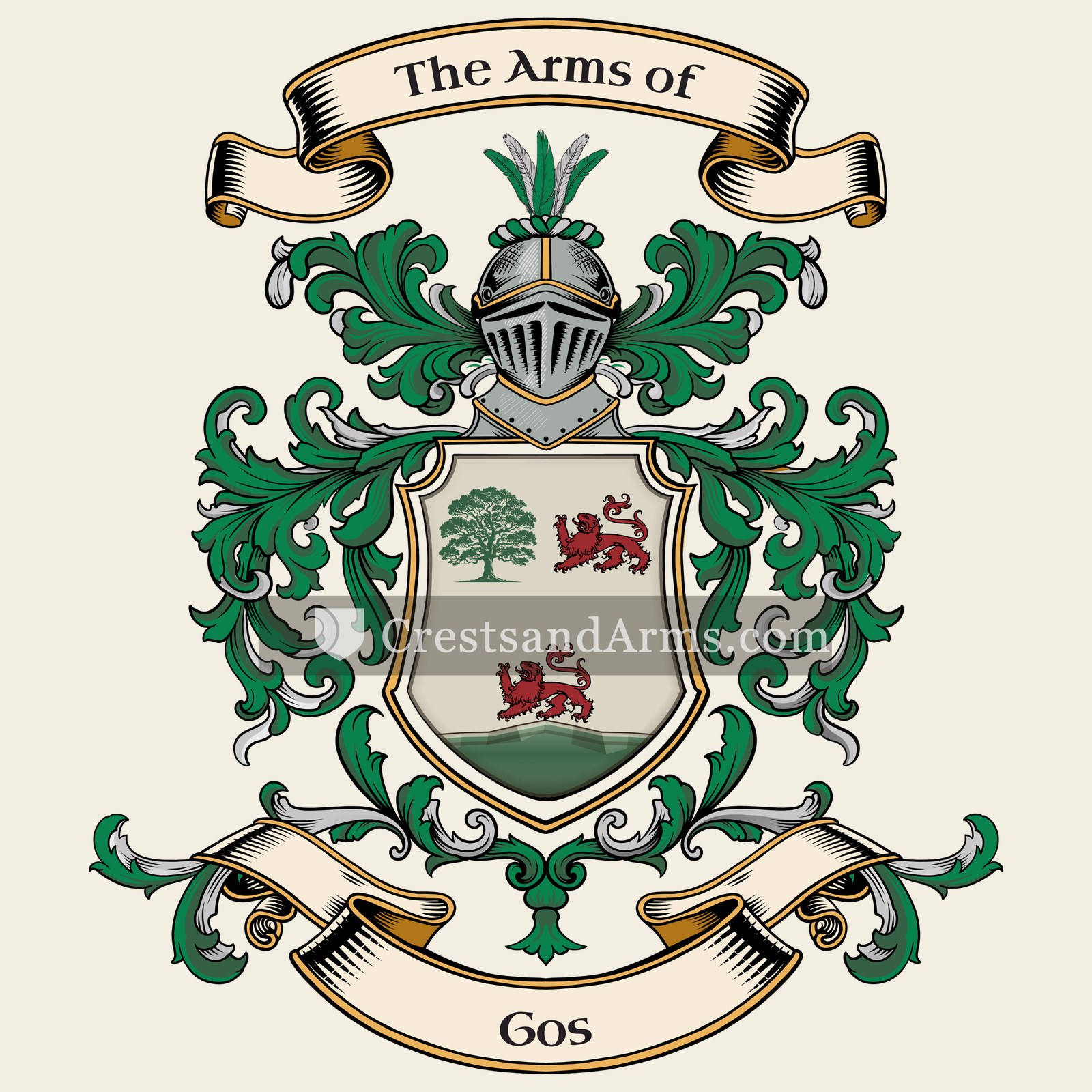 The Gos coat of arms