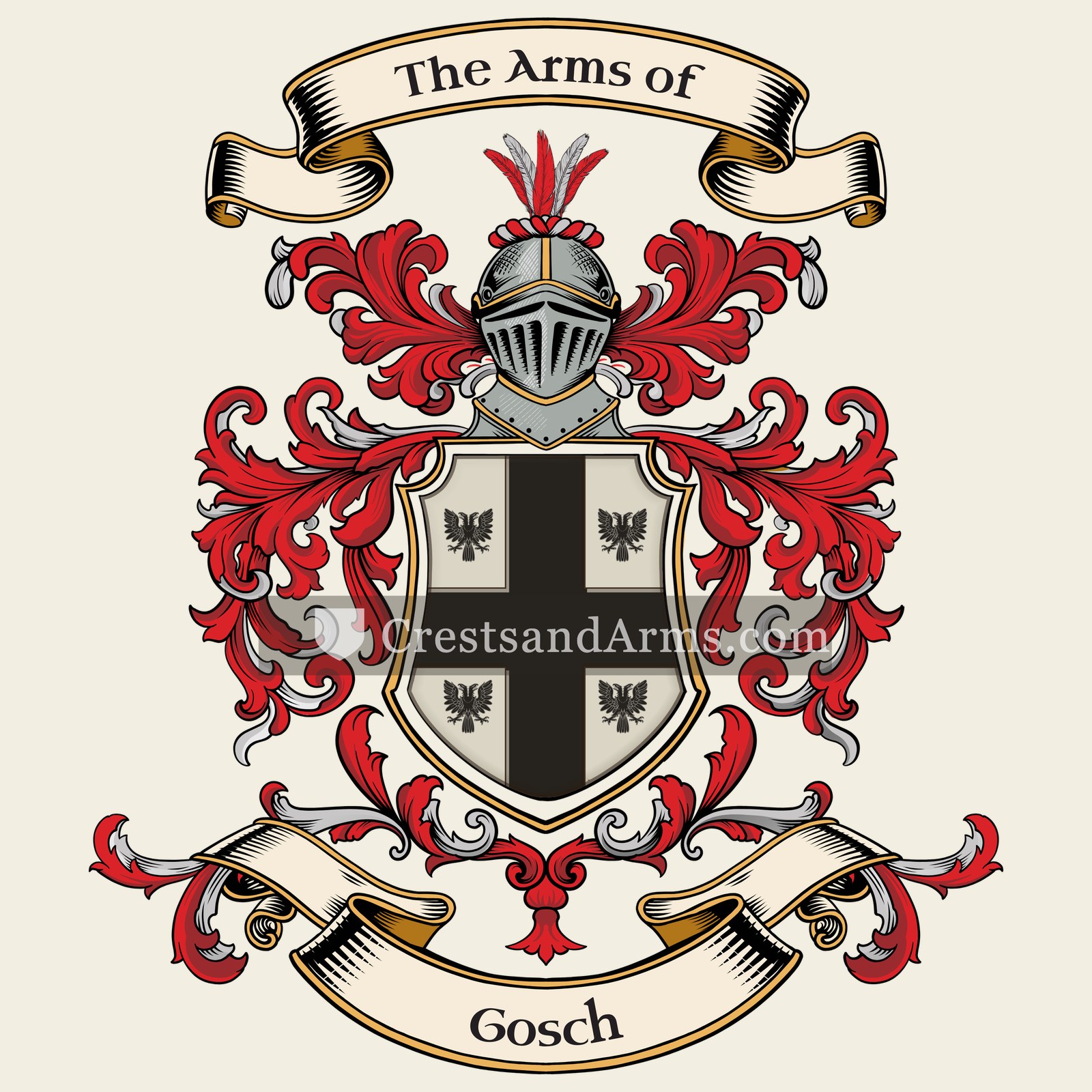 The Gosch coat of arms