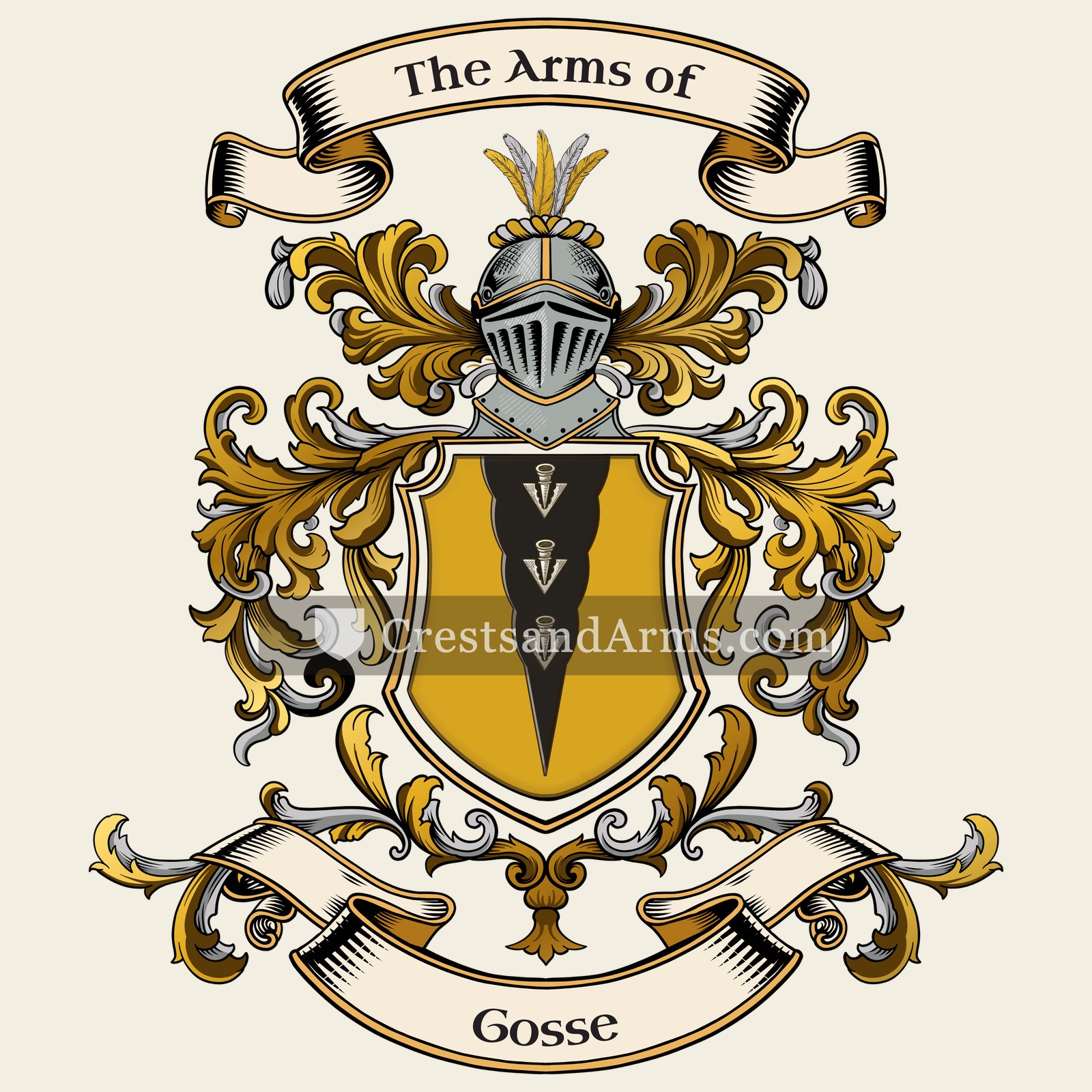 The Gosse coat of arms