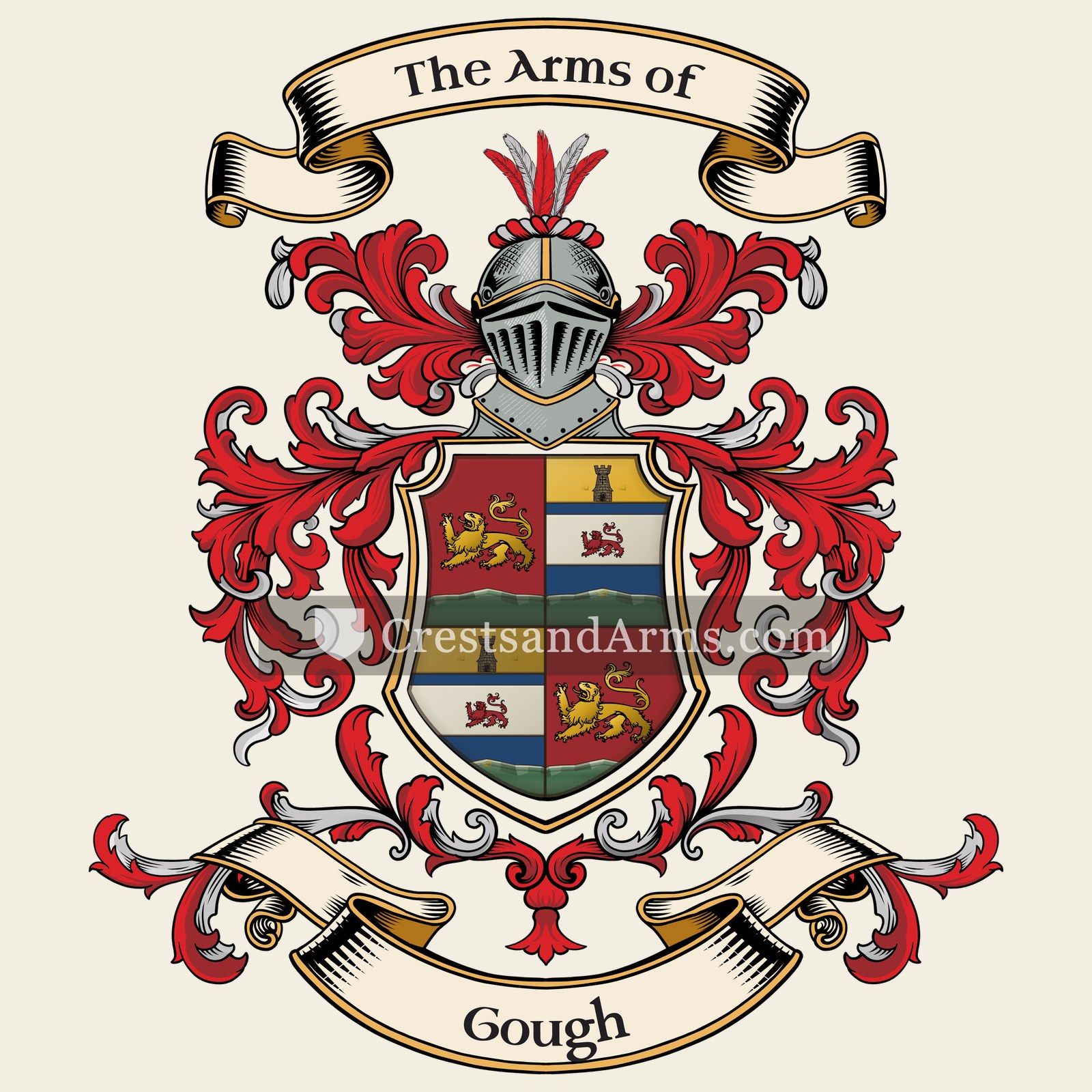 The Gough coat of arms