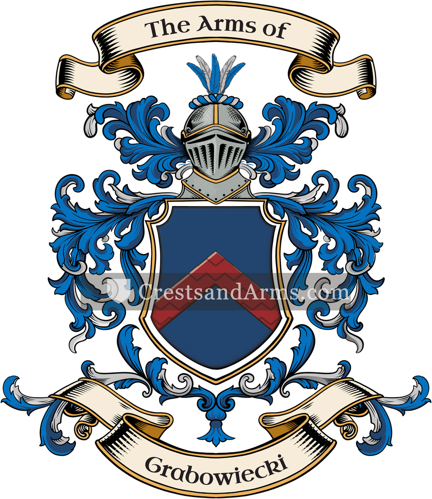 The Grabowiecki coat of arms, drawn from the recorded blazon