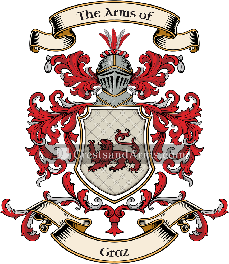 The Graz coat of arms, drawn from the recorded blazon