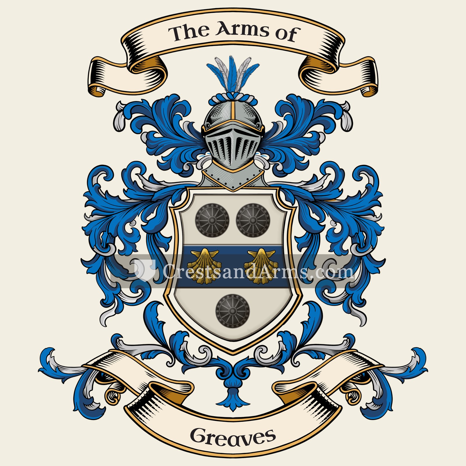 The Greaves coat of arms