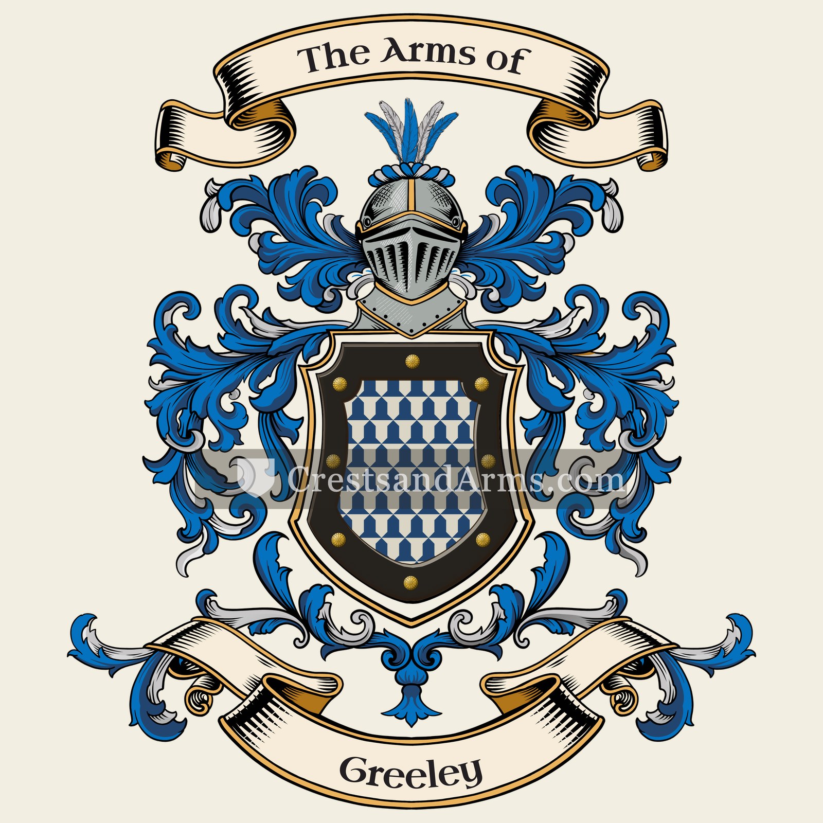 The Greeley coat of arms