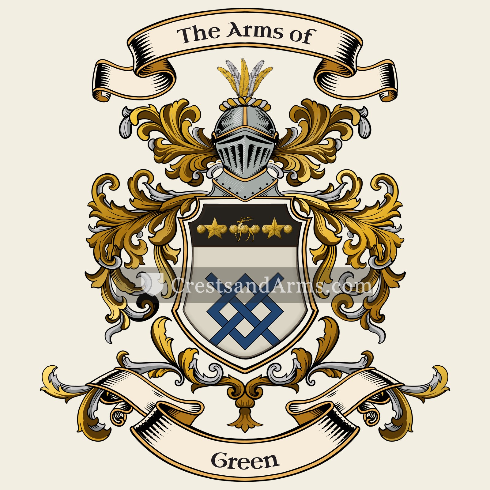 The Green coat of arms