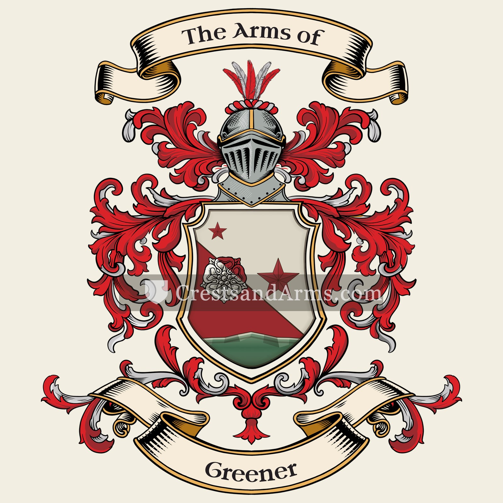 The Greener coat of arms