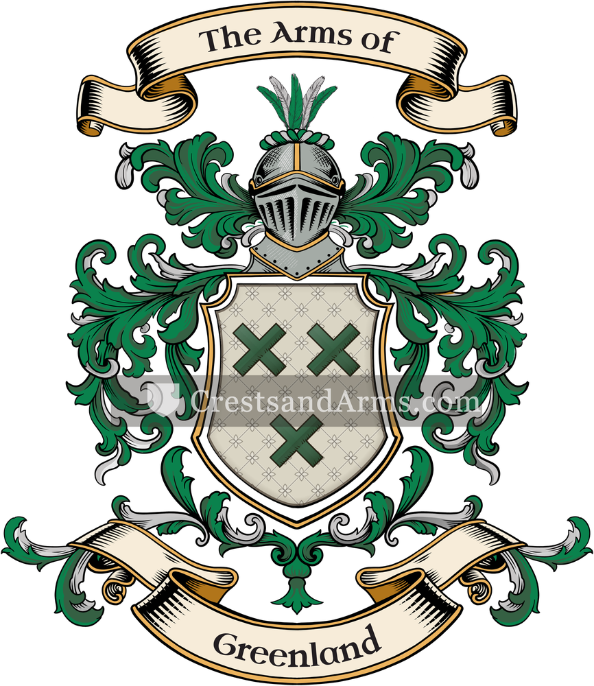 The Greenland coat of arms, drawn from the recorded blazon